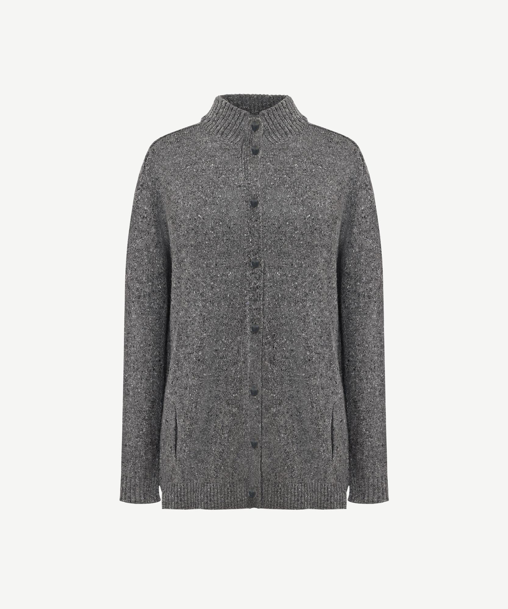 YARGICI Regular Dik Yaka Uzun Kol Hırka