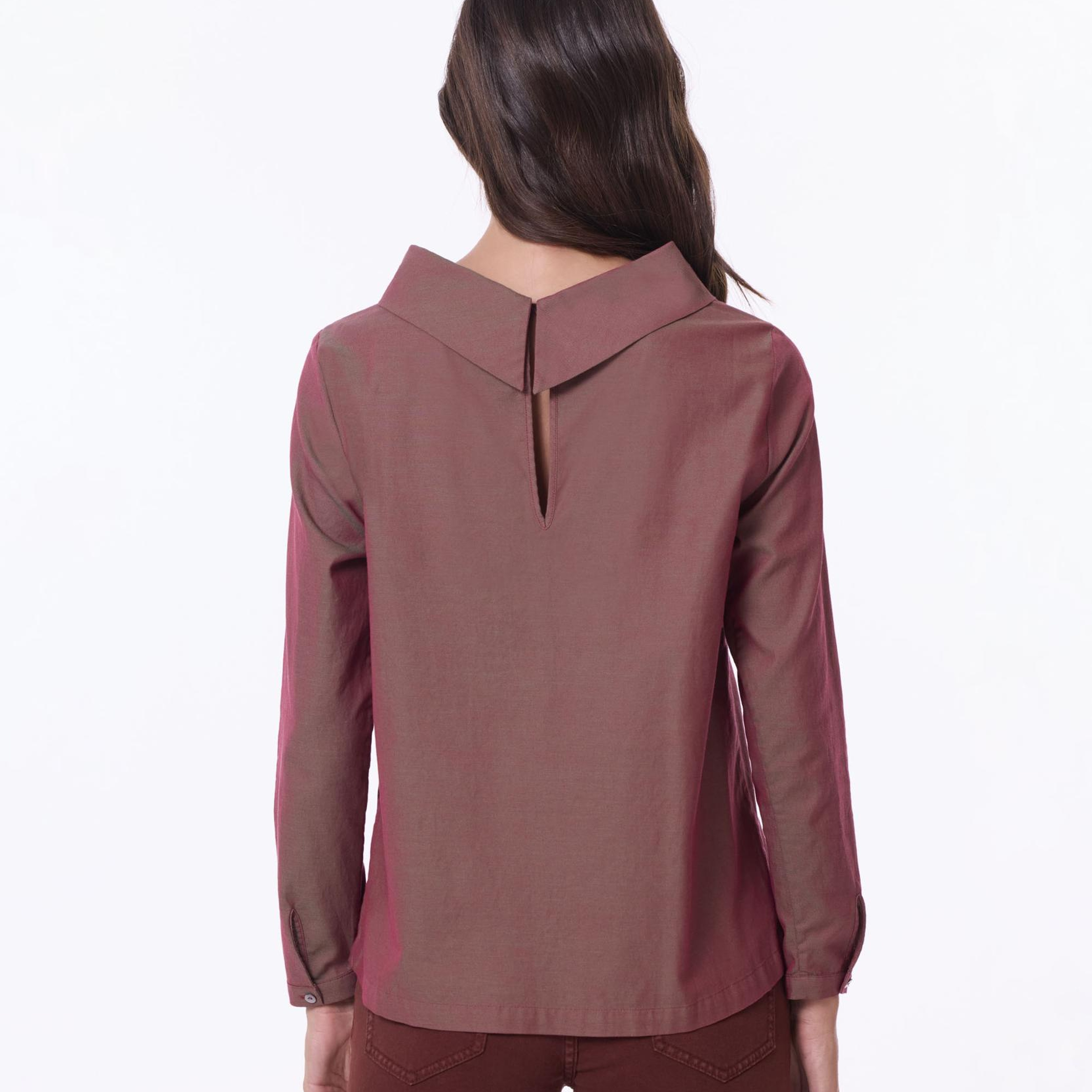 YARGICI Regular Bisiklet Yaka Uzun Kol Bluz