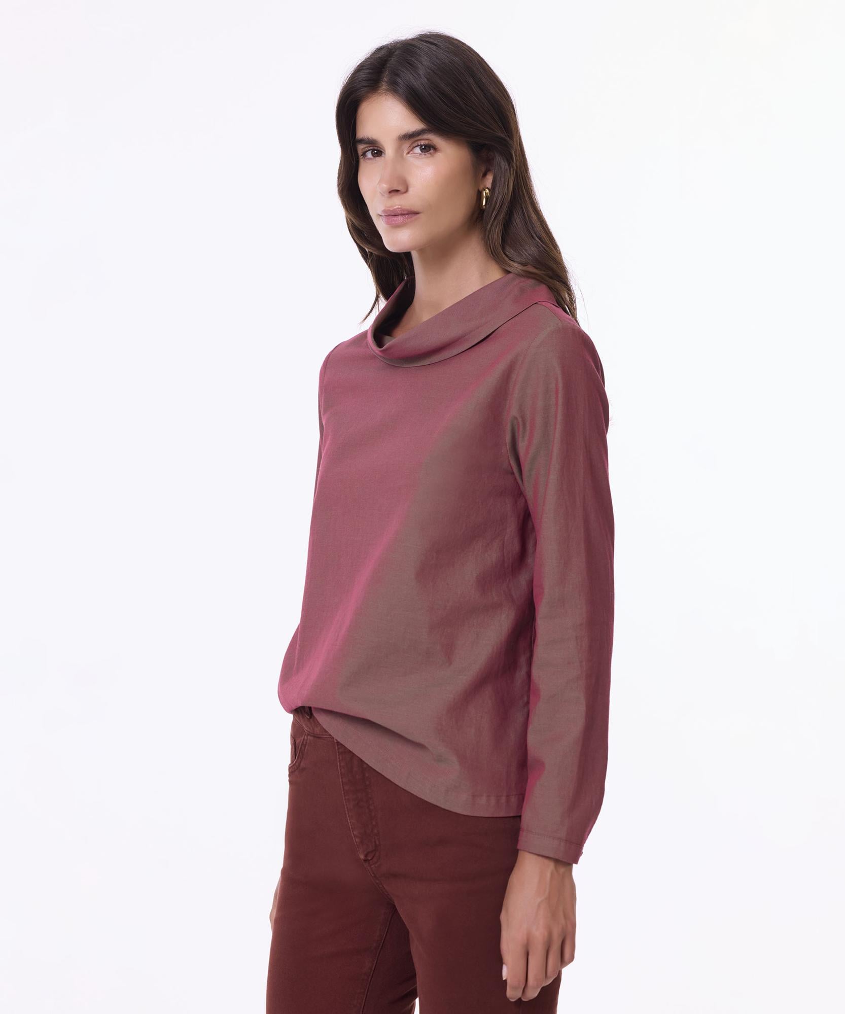 YARGICI Regular Bisiklet Yaka Uzun Kol Bluz