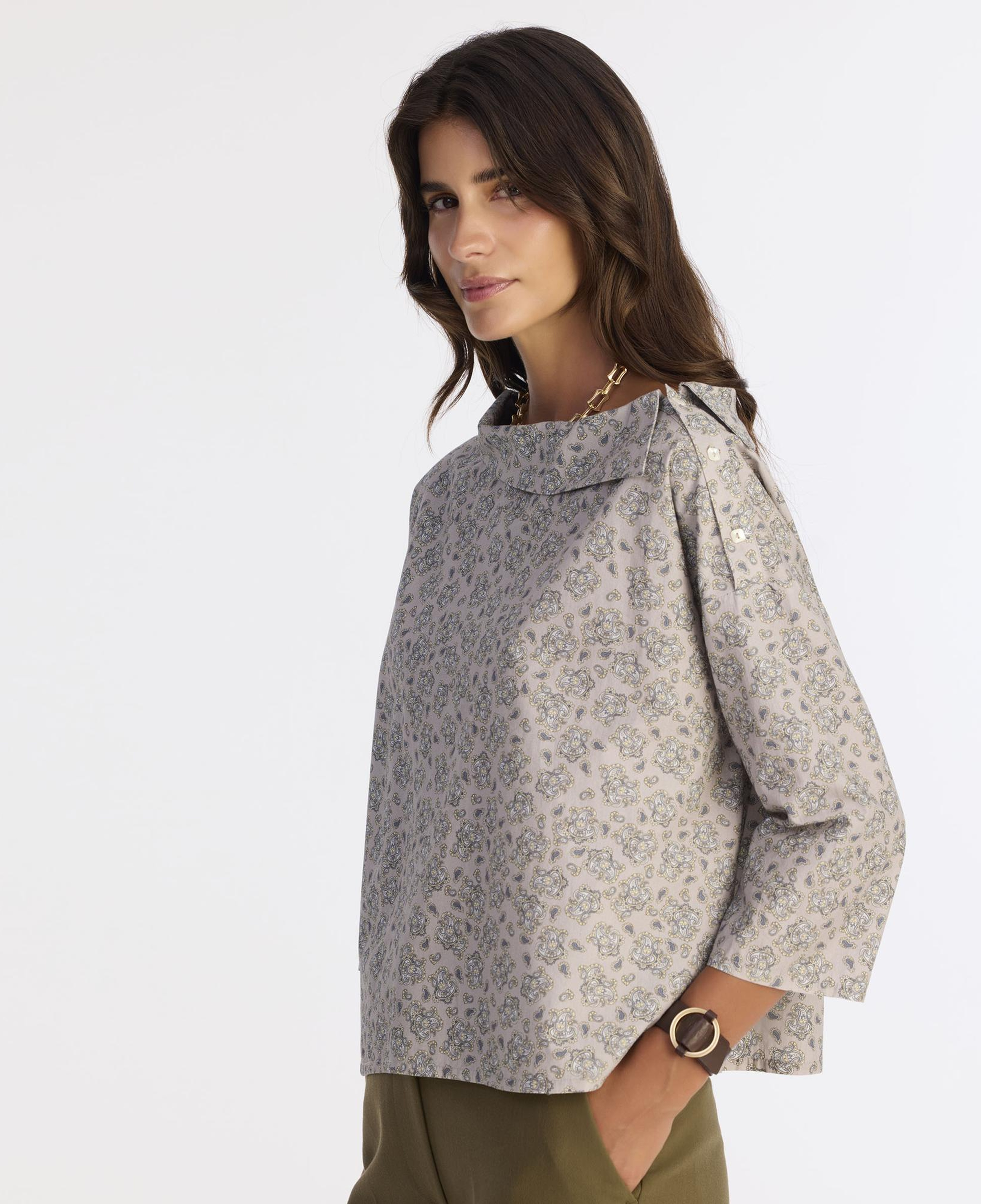 YARGICI Regular Kayık Yaka Uzun Kol Bluz