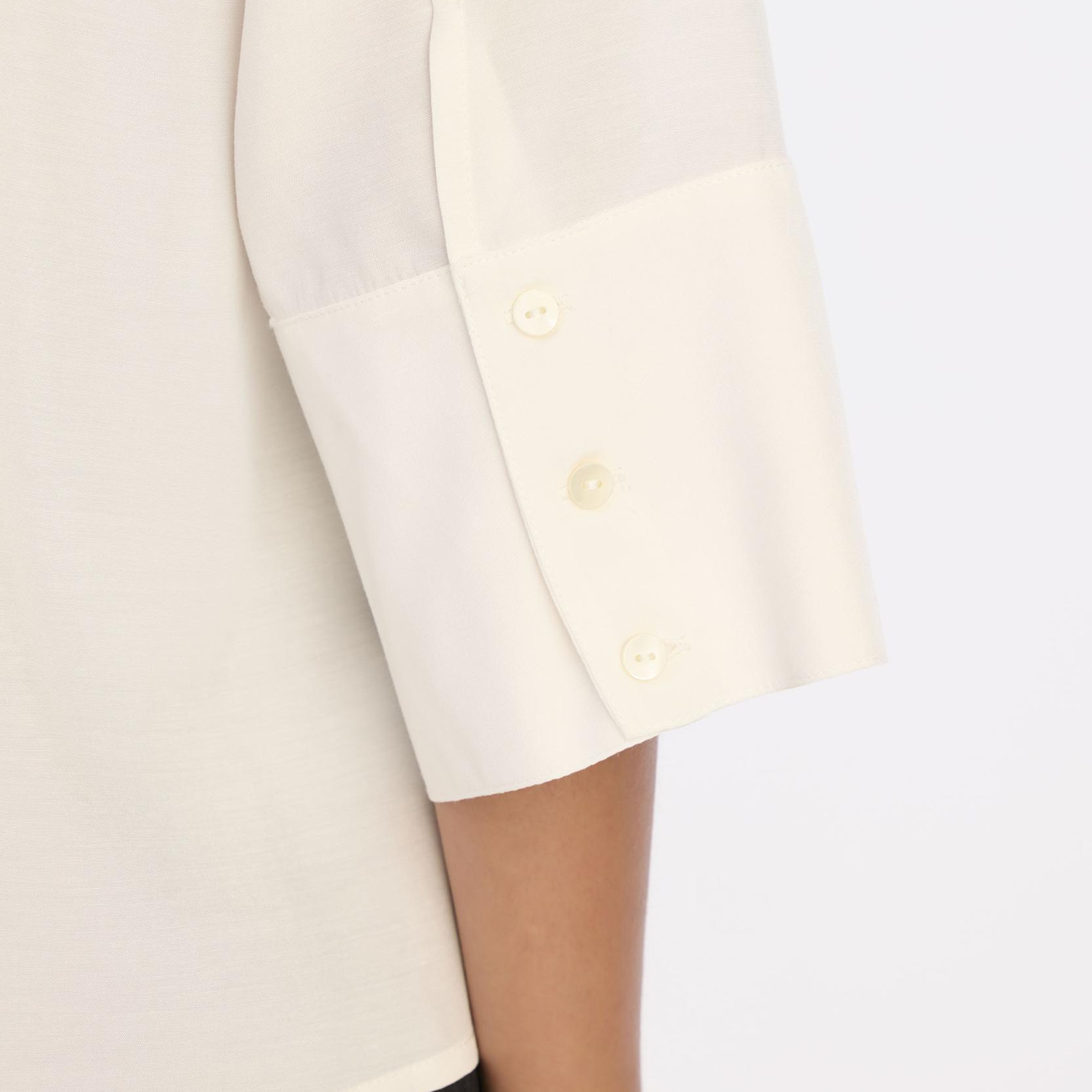 YARGICI Regular Gömlek Yaka 3/4 Kol Bluz