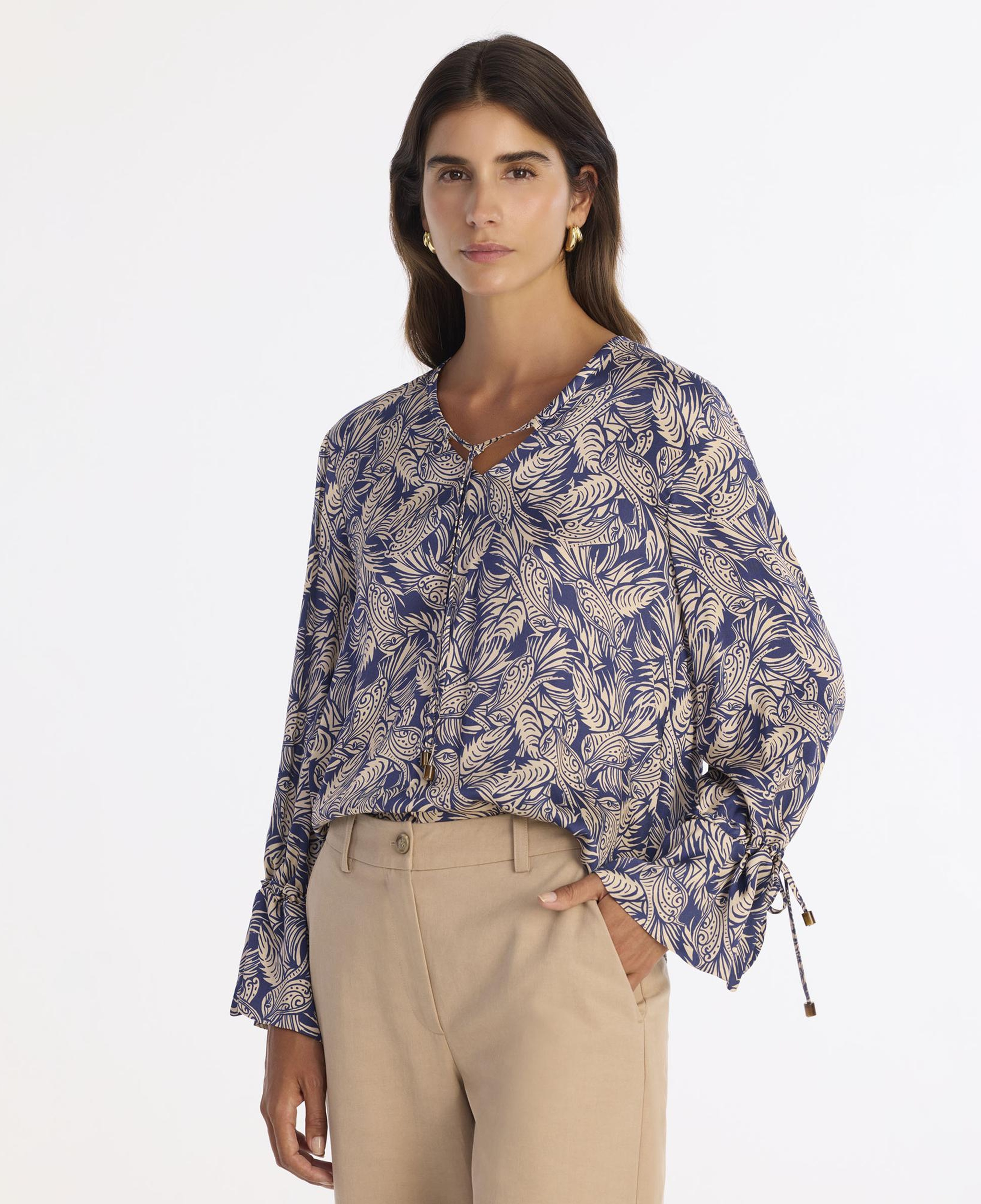 YARGICI Regular V Yaka Uzun Kol Bluz