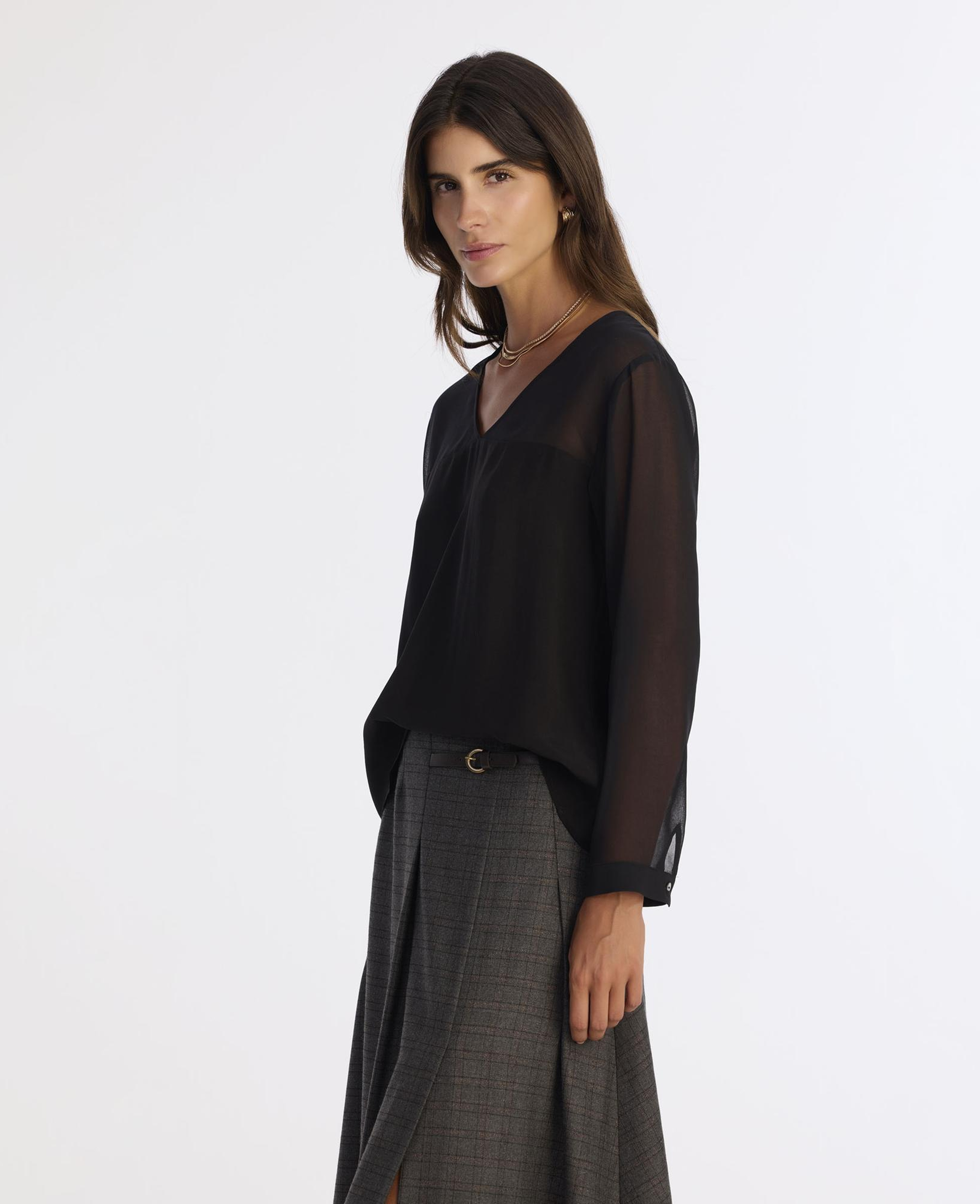 YARGICI Regular V Yaka Uzun Kol Bluz