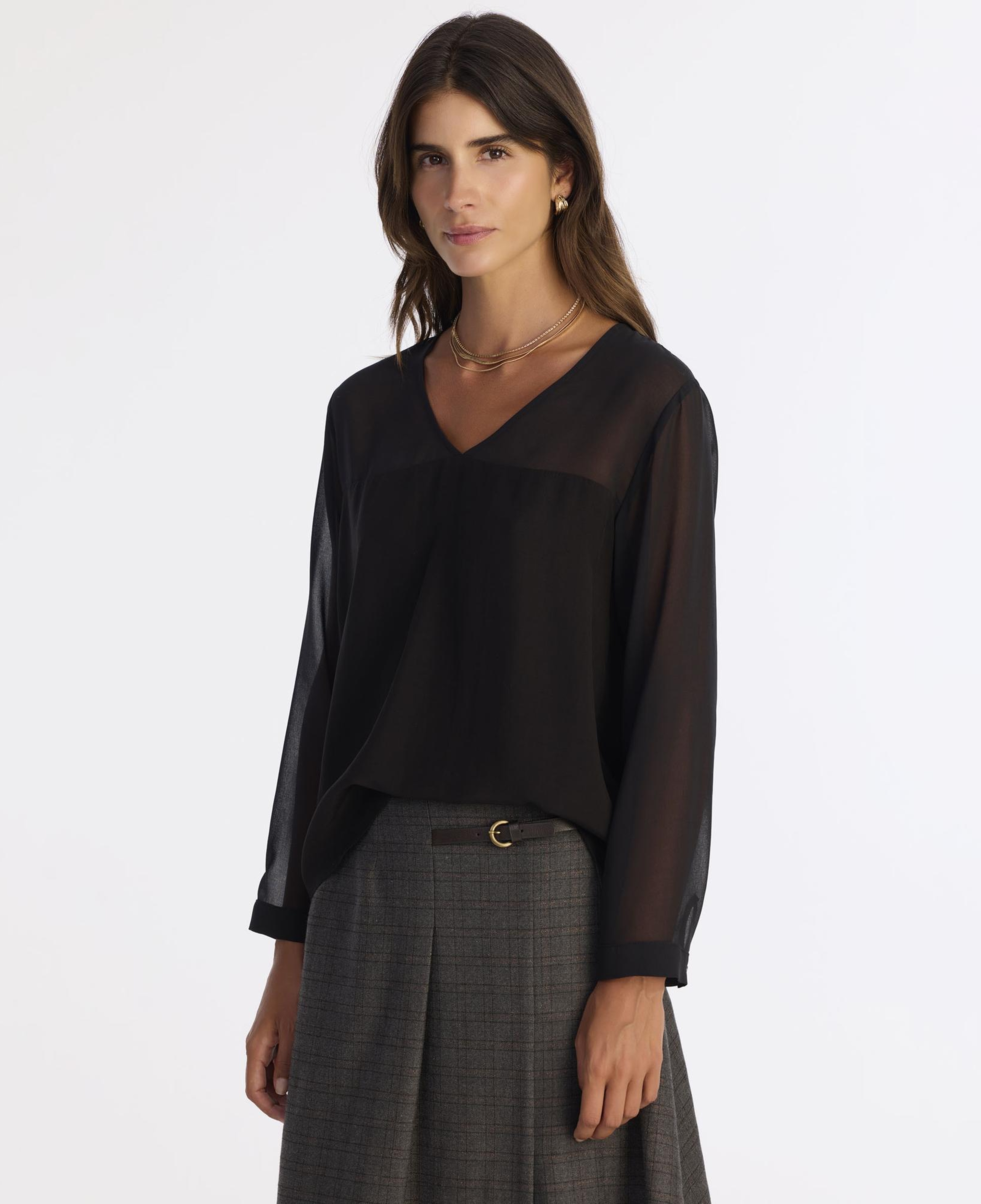 YARGICI Regular V Yaka Uzun Kol Bluz