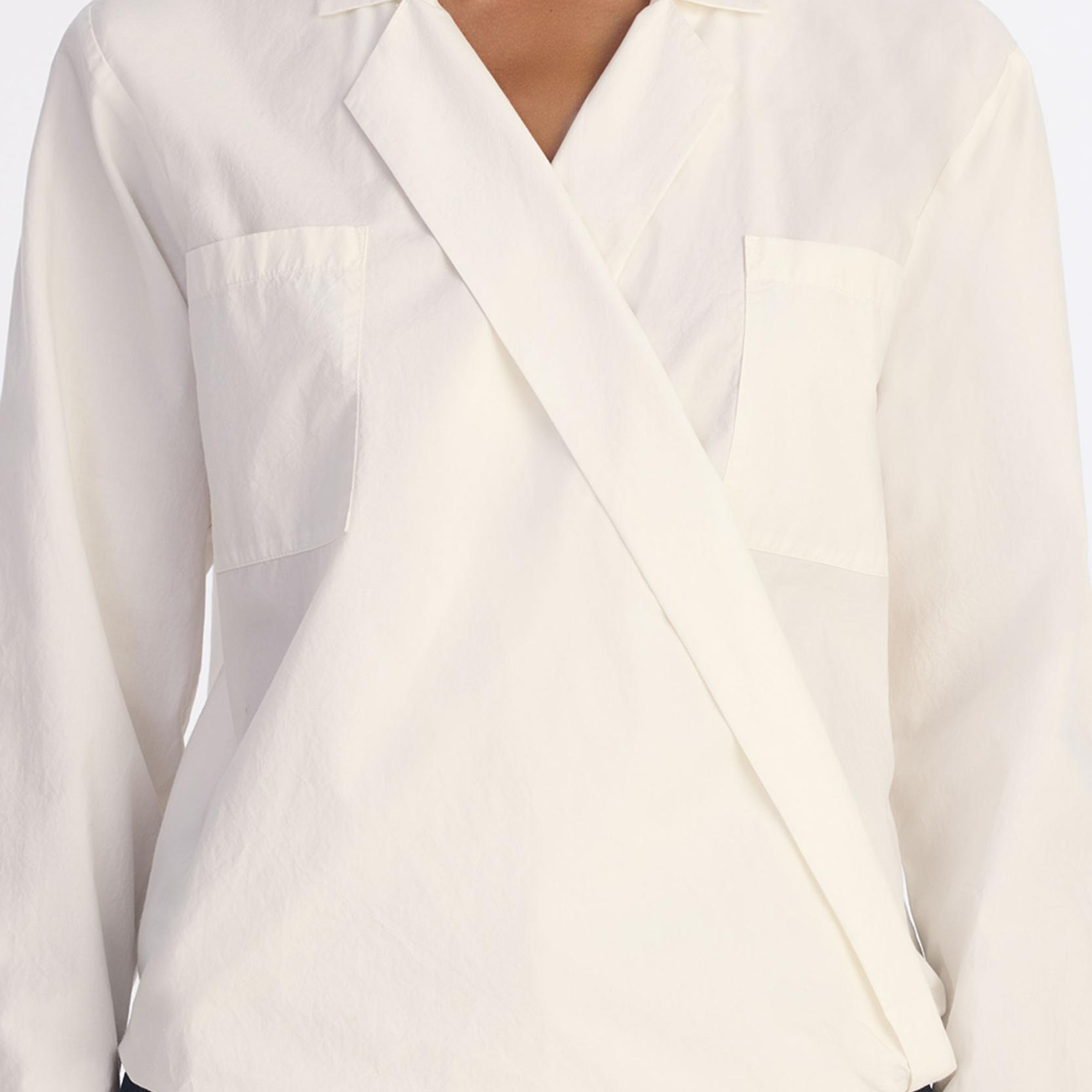 YARGICI Regular Kırlangıç Yaka Uzun Kol Bluz