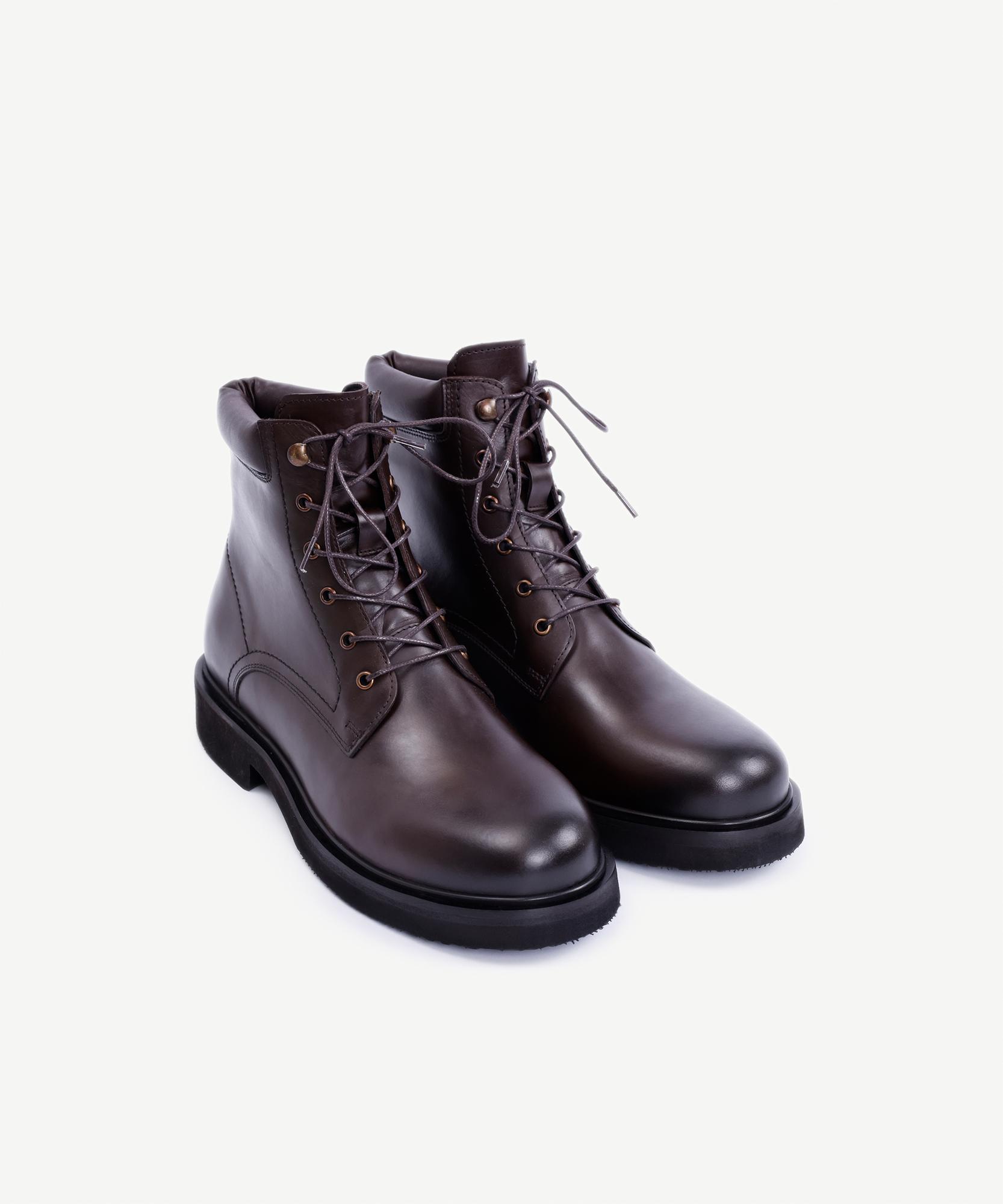 YARGICI Bağcıklı Deri Bot