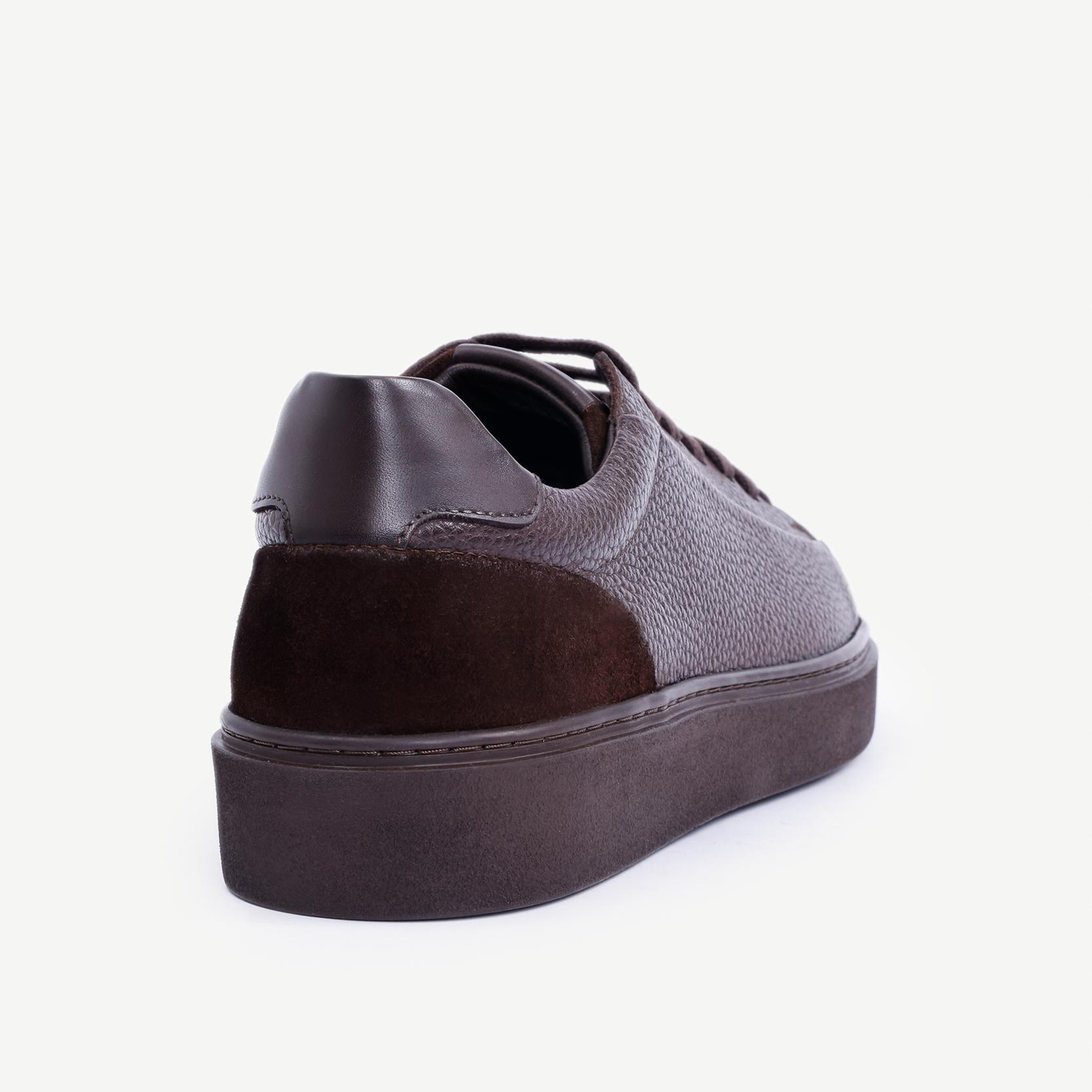 YARGICI Süet Detaylı Deri Spor Ayakkabı