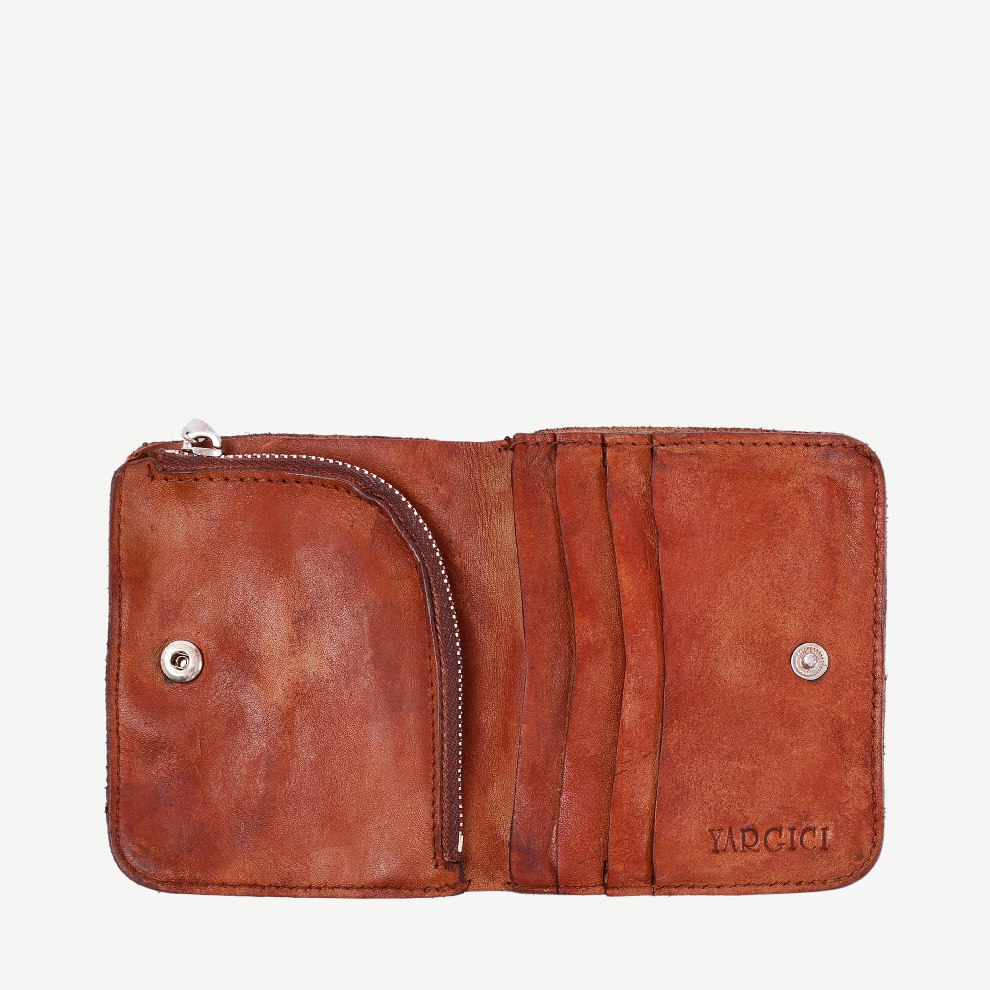 YARGICI Yıkamalı Deri Cüzdan