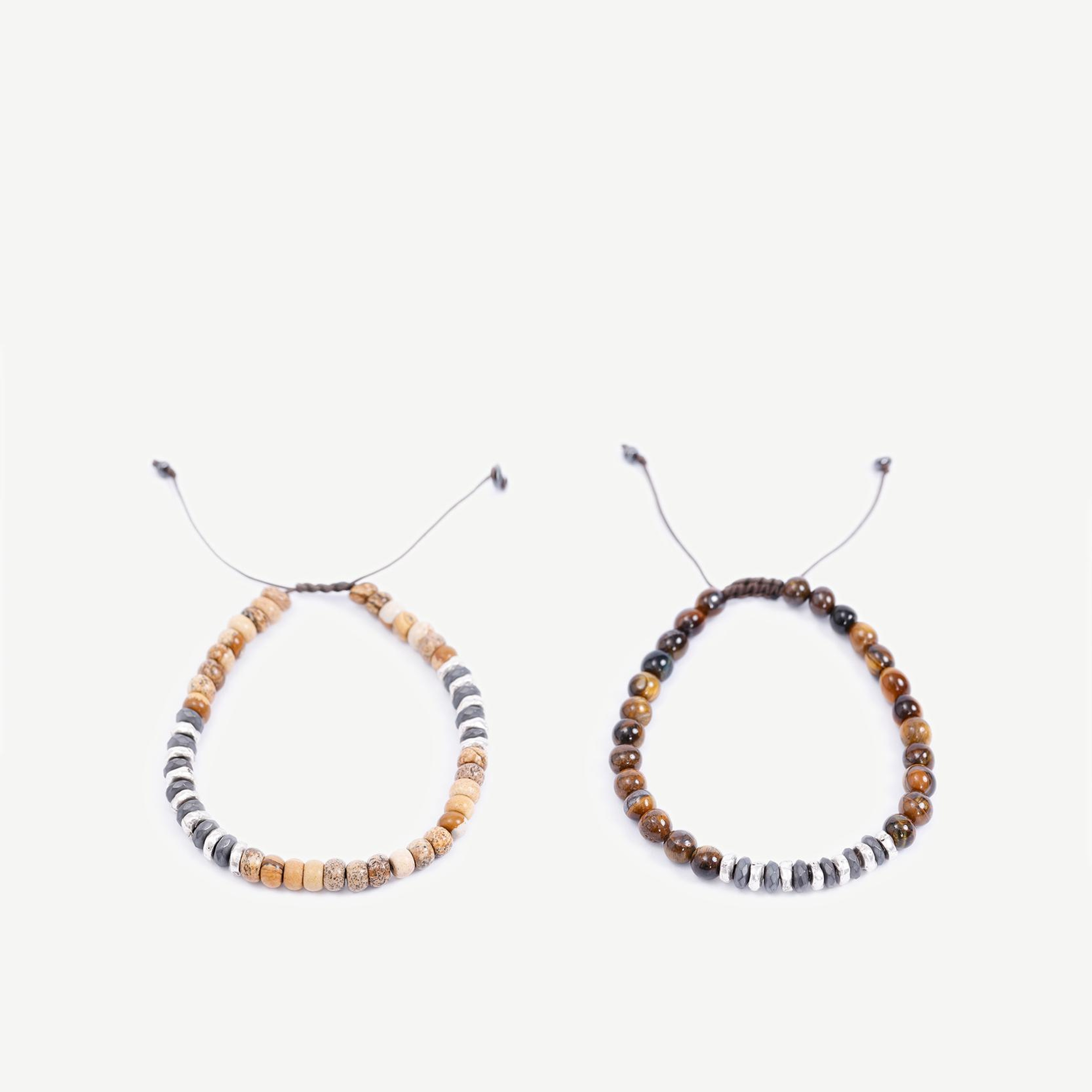 YARGICI Hematit Ve Tibet Akiği Bileklik