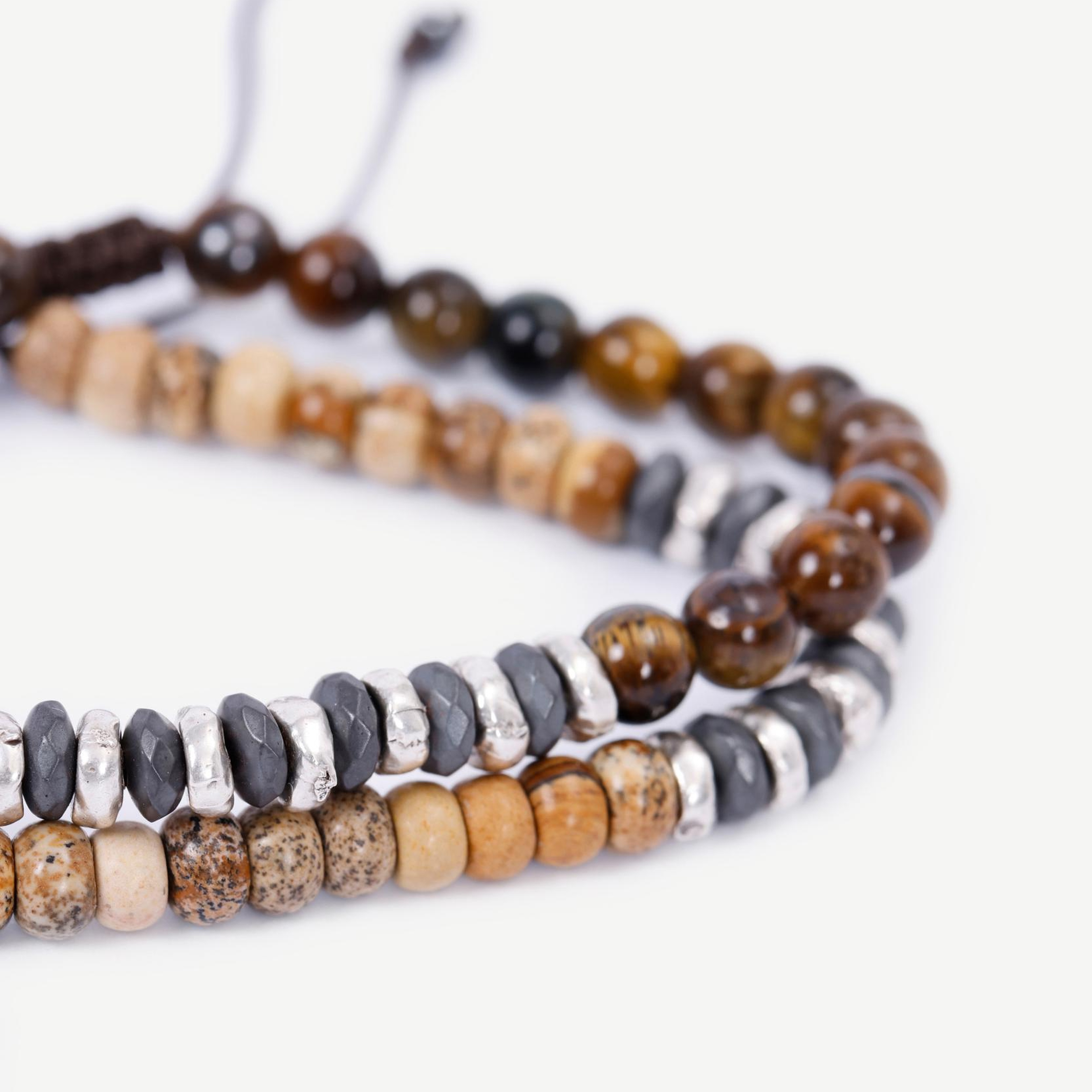 YARGICI Hematit Ve Tibet Akiği Bileklik