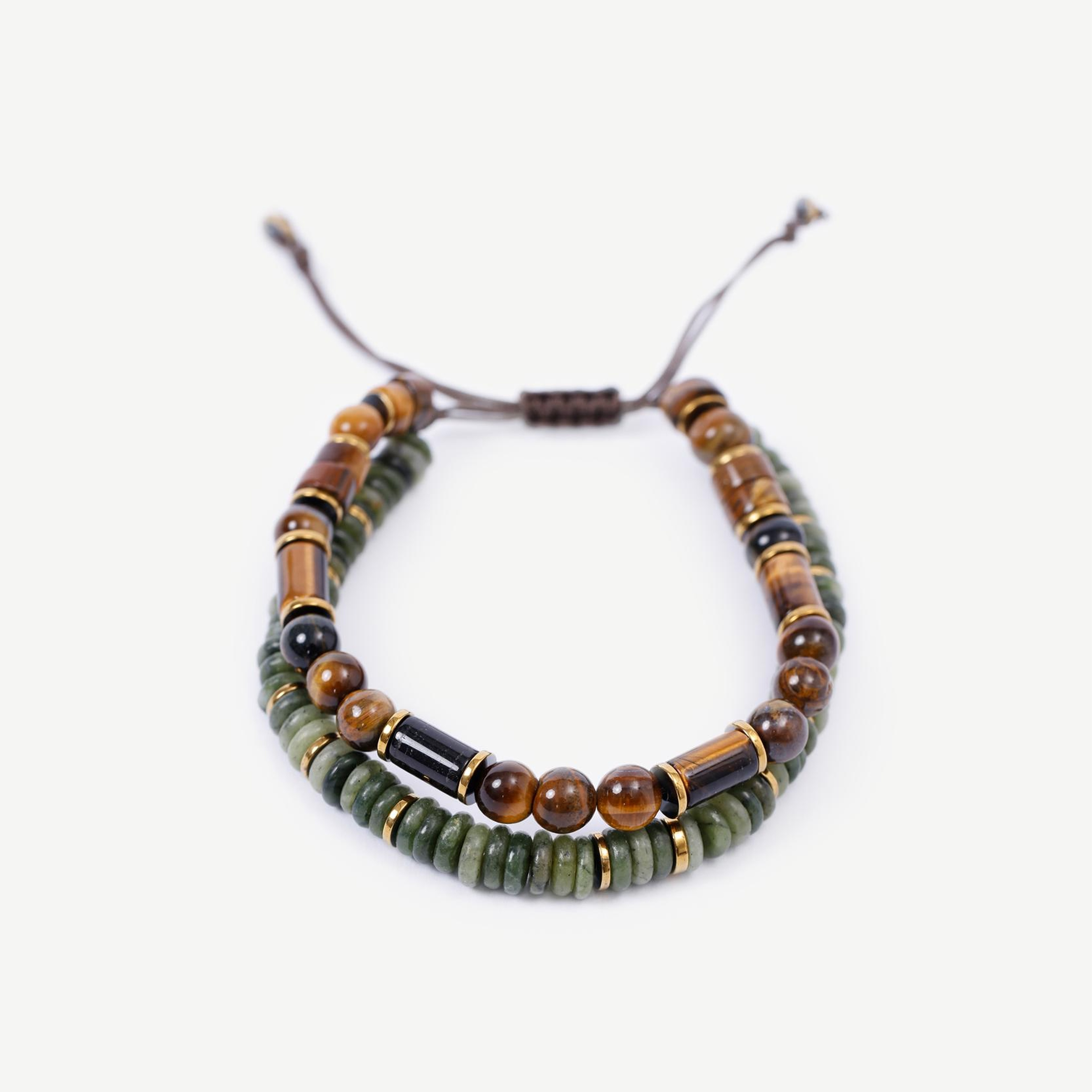 YARGICI Jasper Ve Kaplangözü İçerikli Bileklik