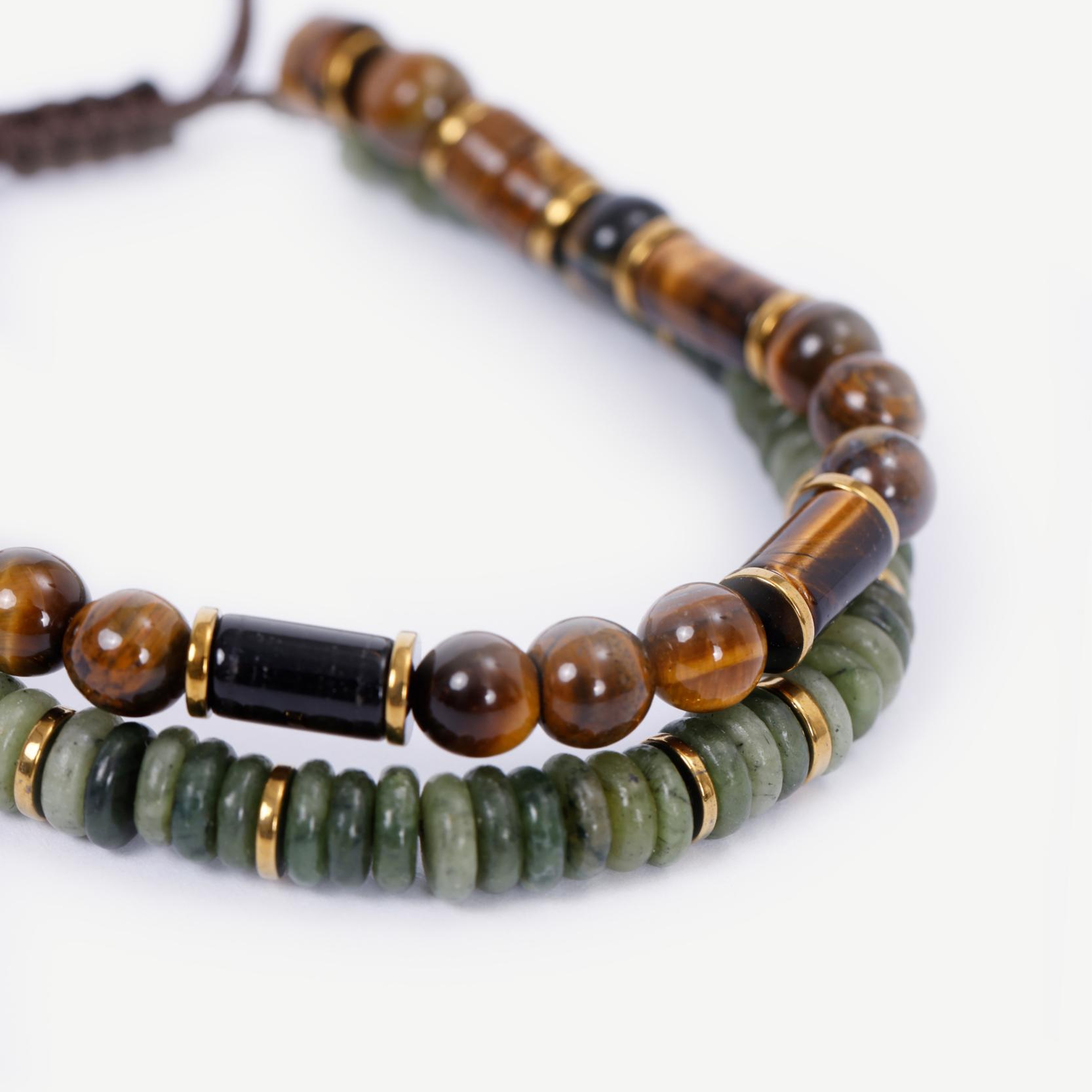 YARGICI Jasper Ve Kaplangözü İçerikli Bileklik