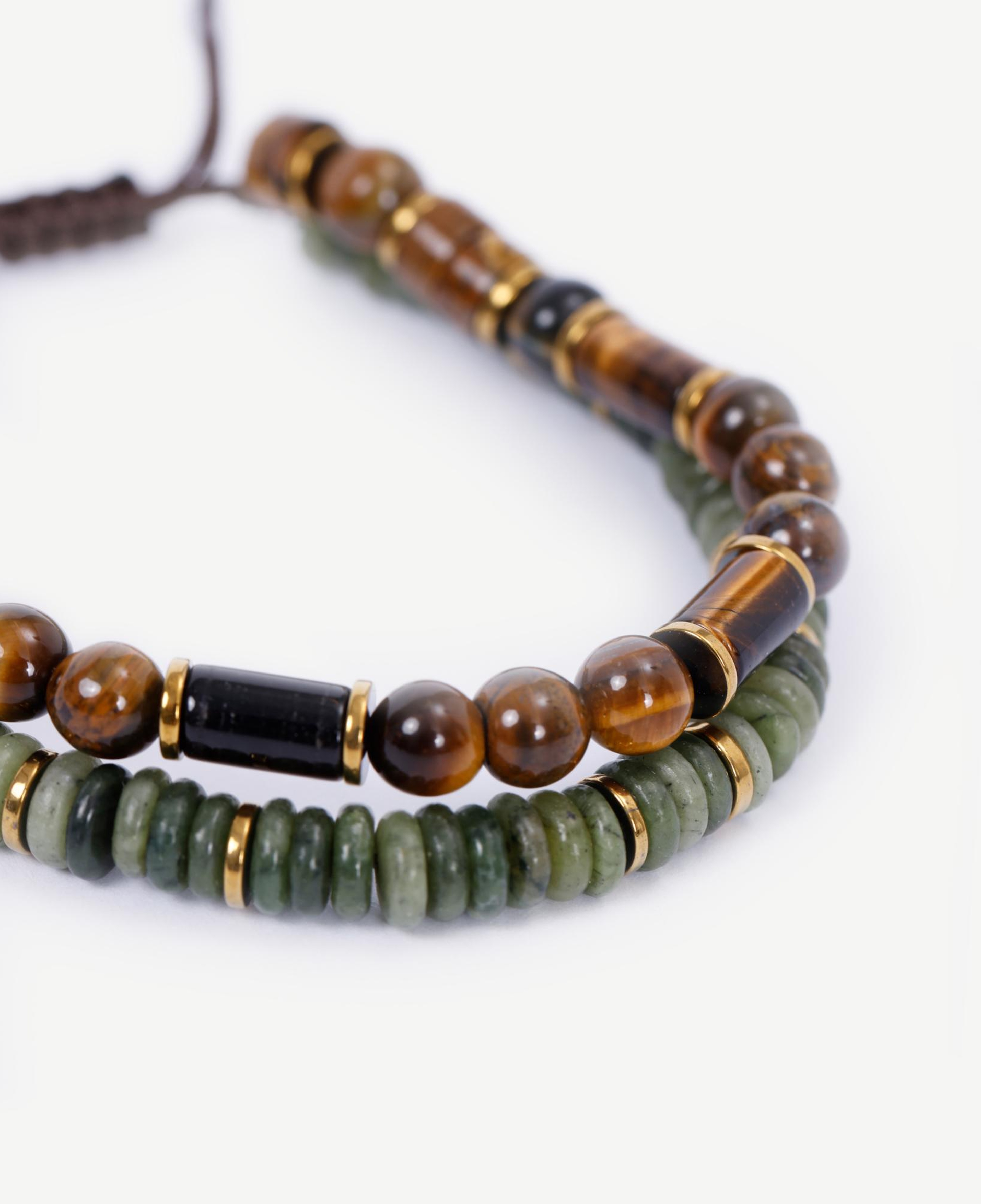 YARGICI Jasper Ve Kaplangözü İçerikli Bileklik