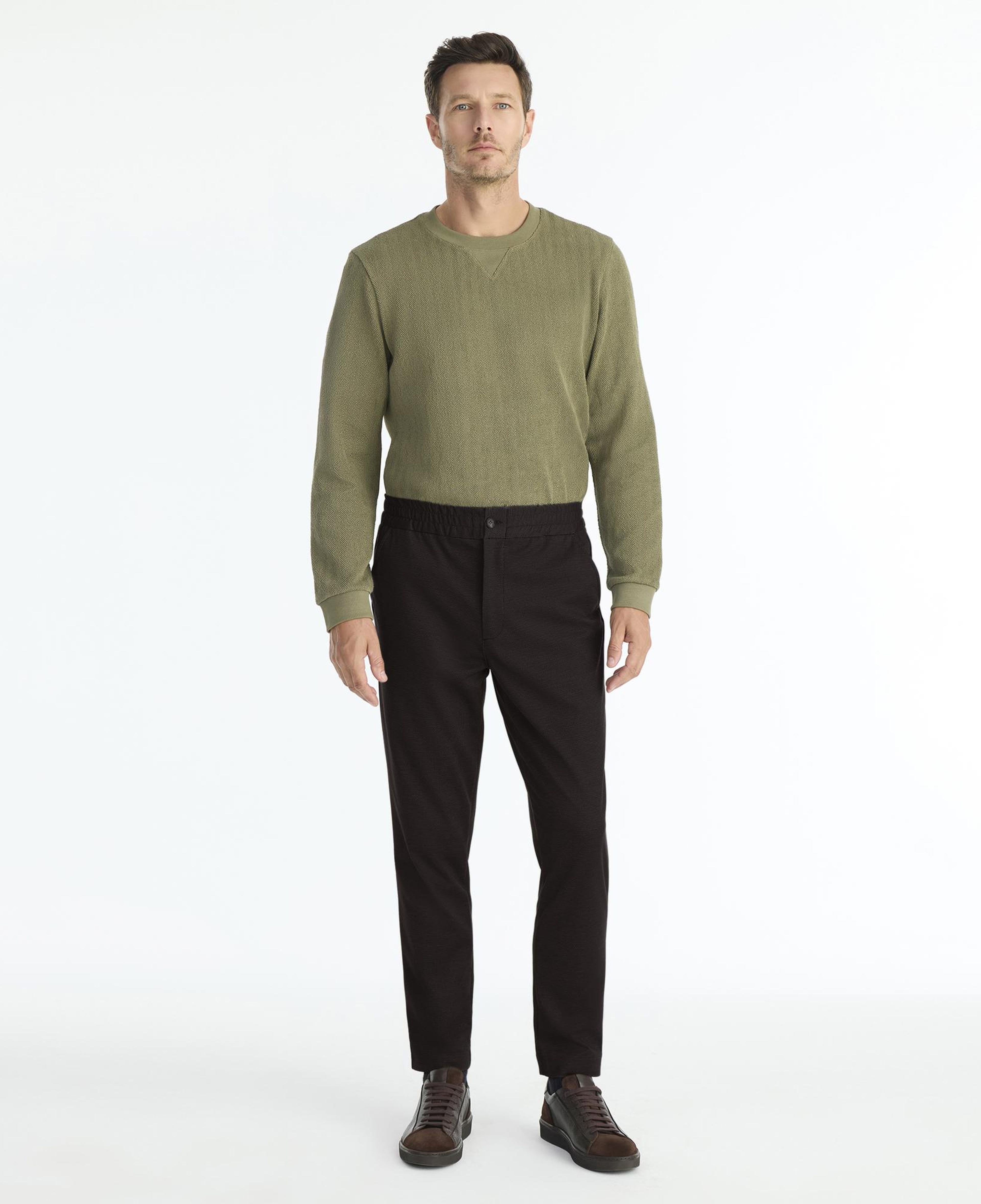 YARGICI Straight Beli Lastikli Pantolon