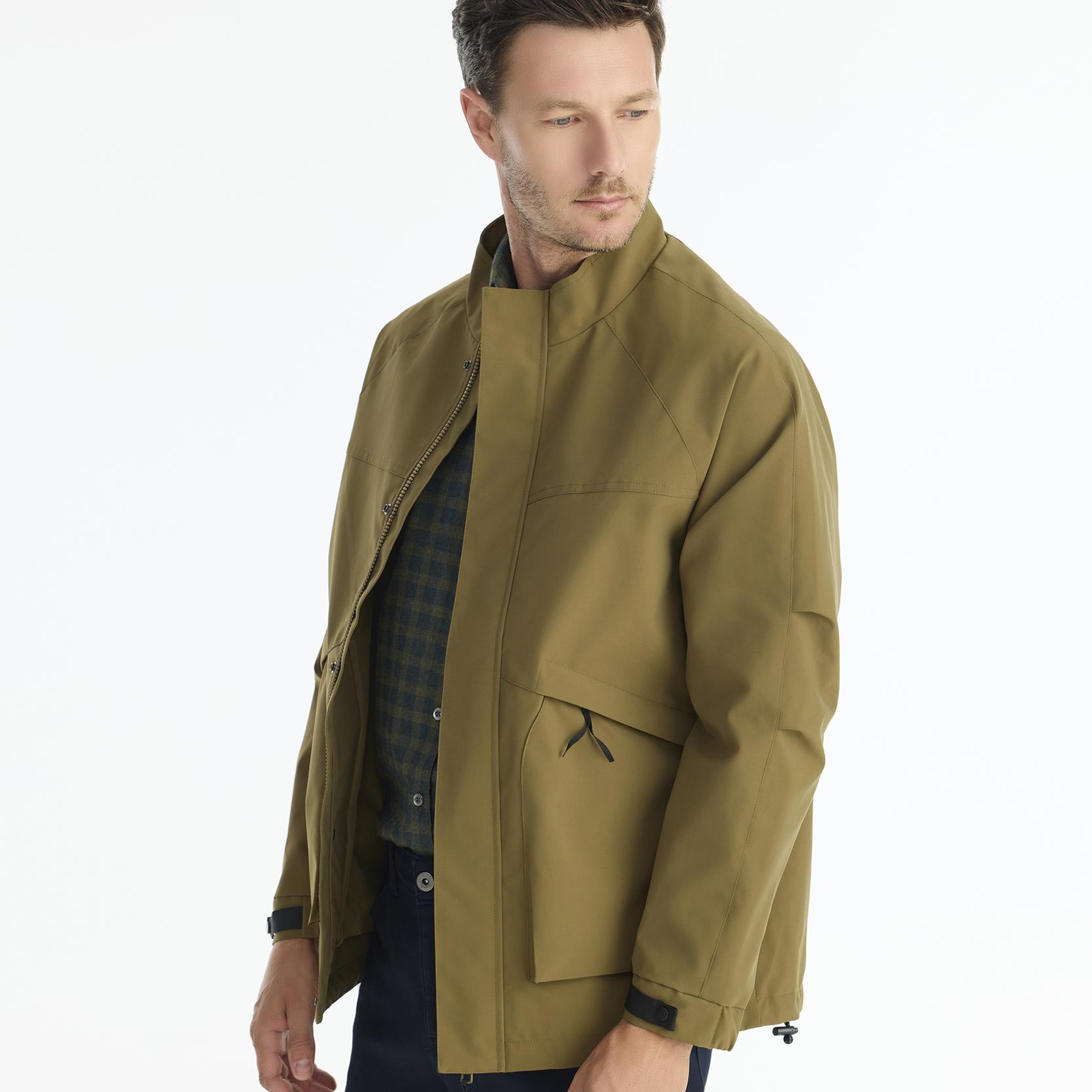 YARGICI Regular Dik Yaka Uzun Kol Mont