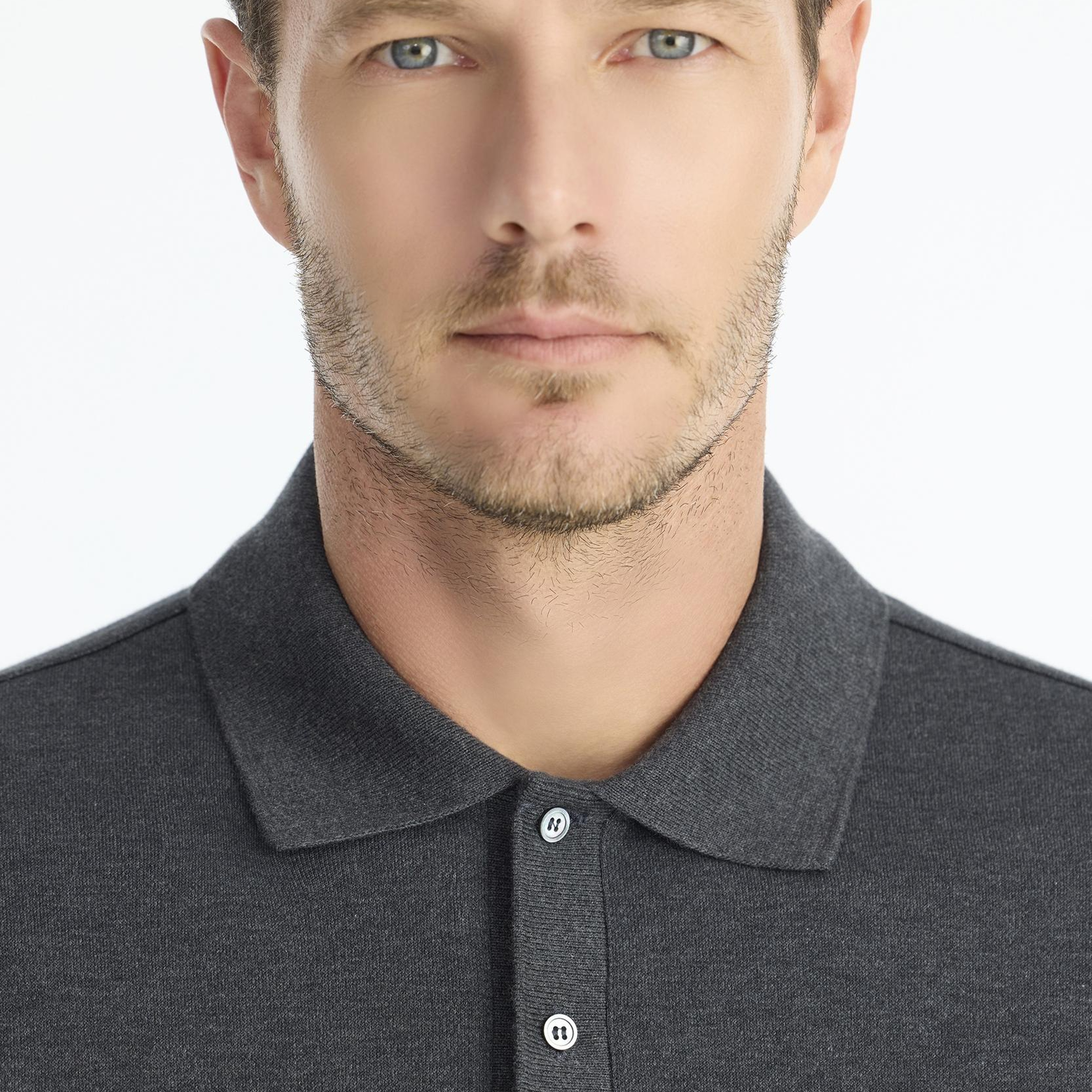 YARGICI Regular Gömlek Yaka Kısa Kol Kazak