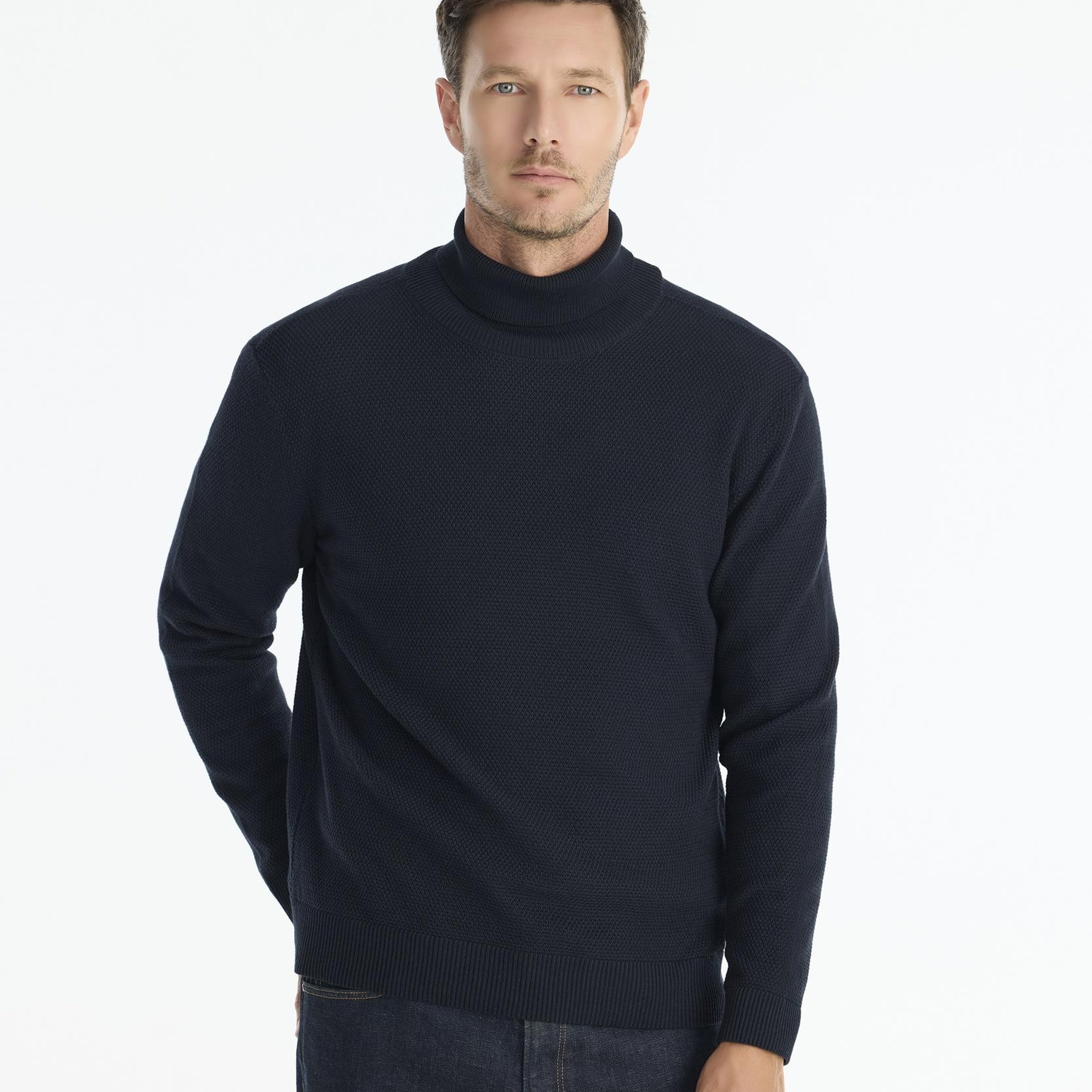 YARGICI Regular Balıkçı Yaka Uzun Kol Kazak