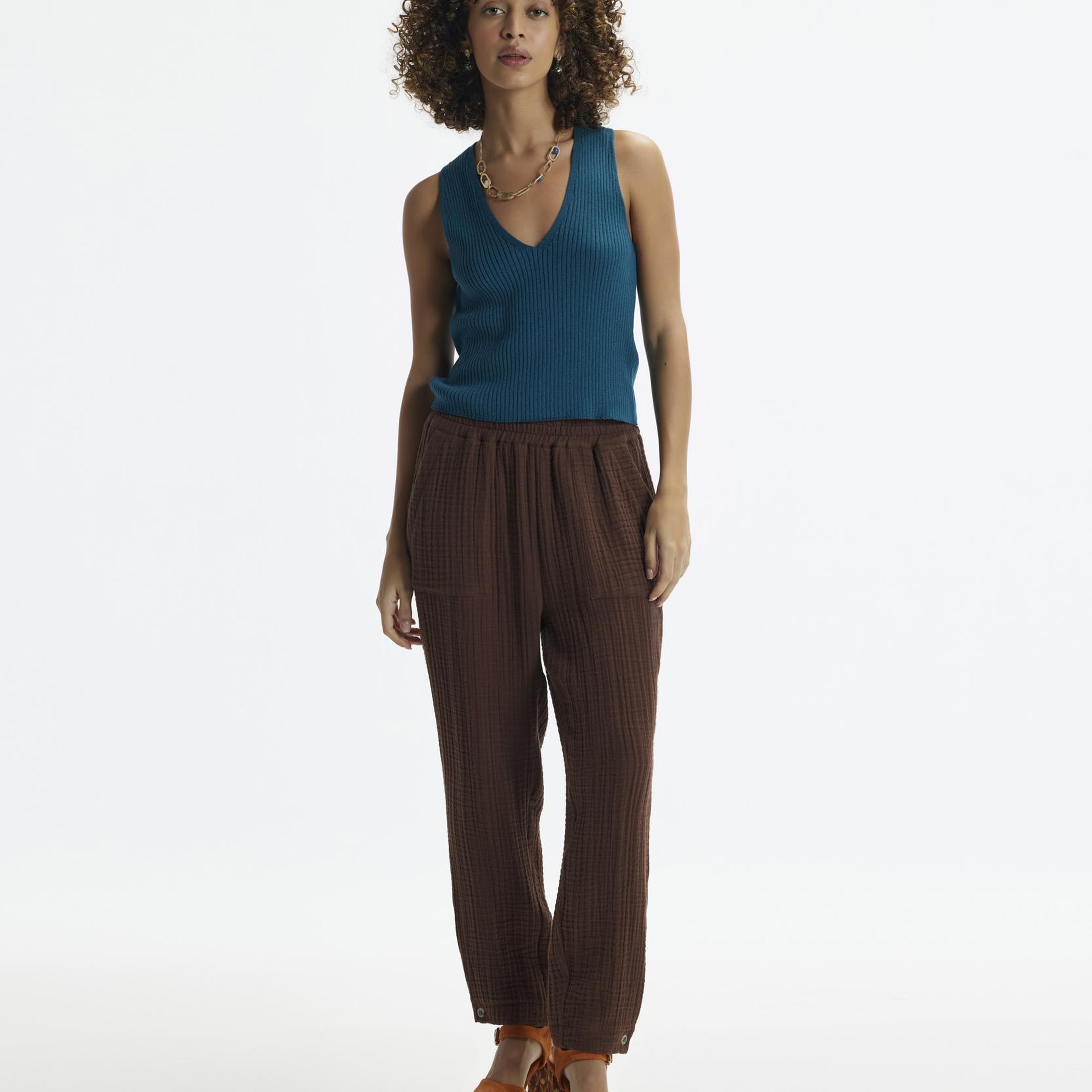 YARGICI Kolsuz V Yakalı Triko