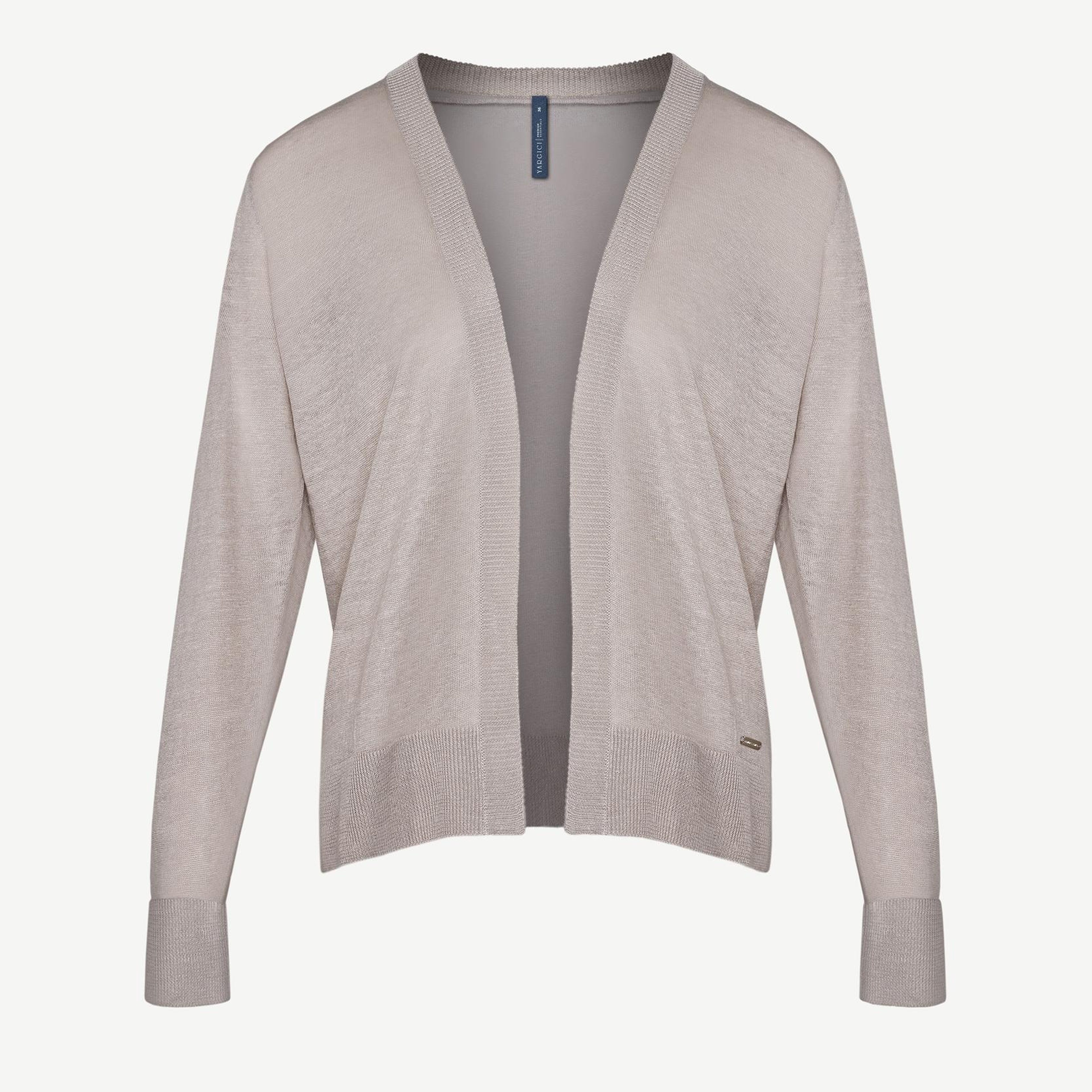 YARGICI V Yaka Önü Açık Hırka