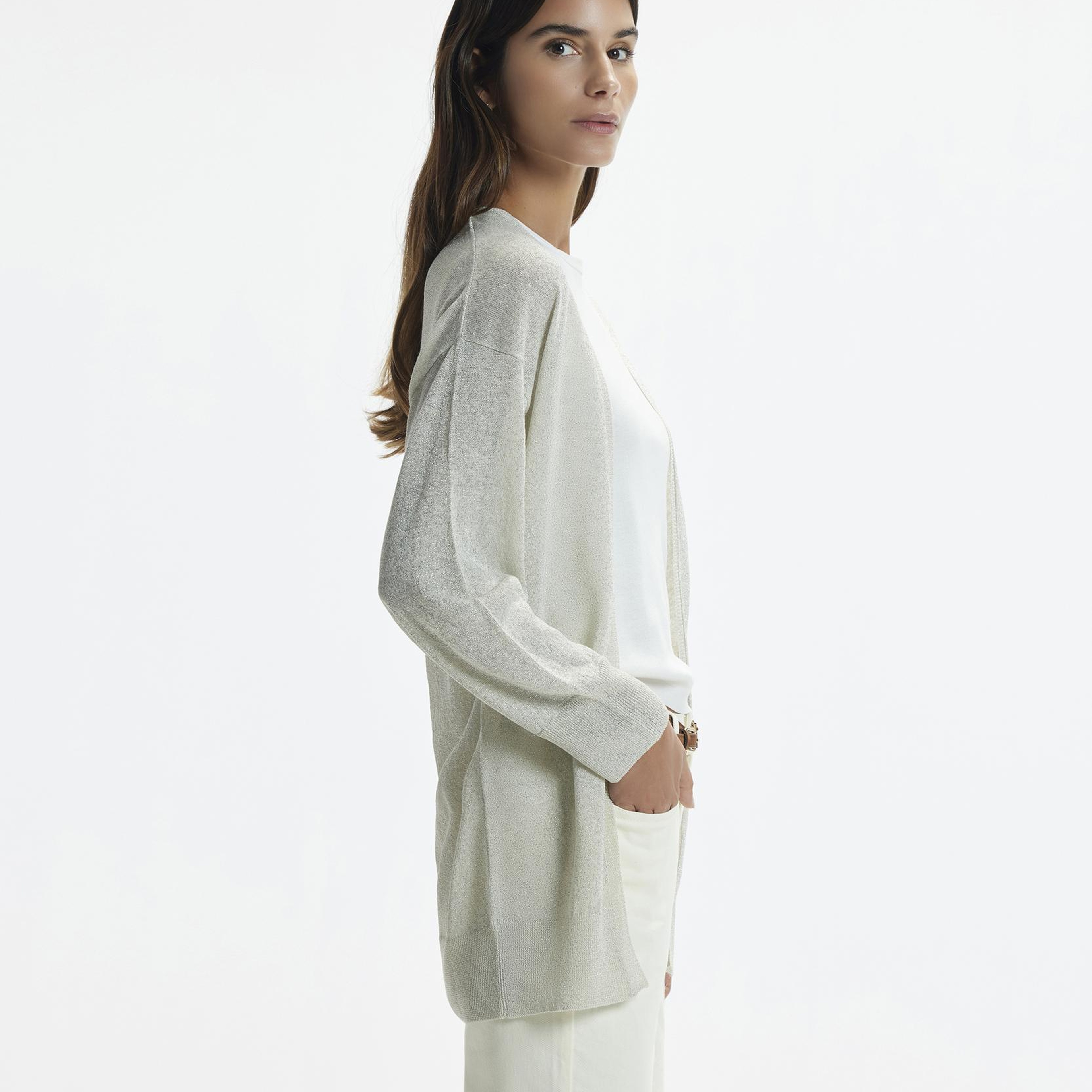 YARGICI 3/4 Kollu Hırka Triko