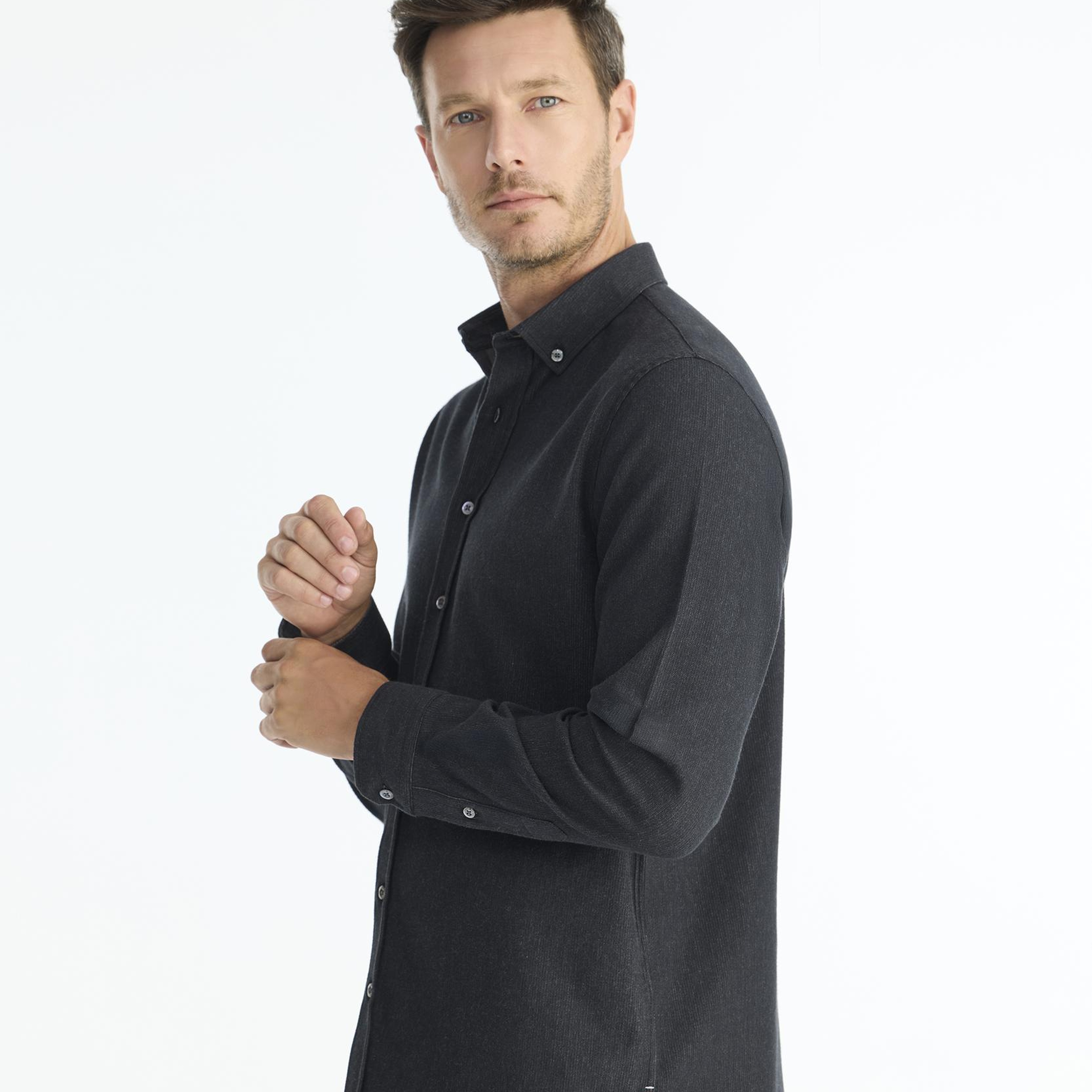 YARGICI Regular Gömlek Yaka Uzun Kol Gömlek