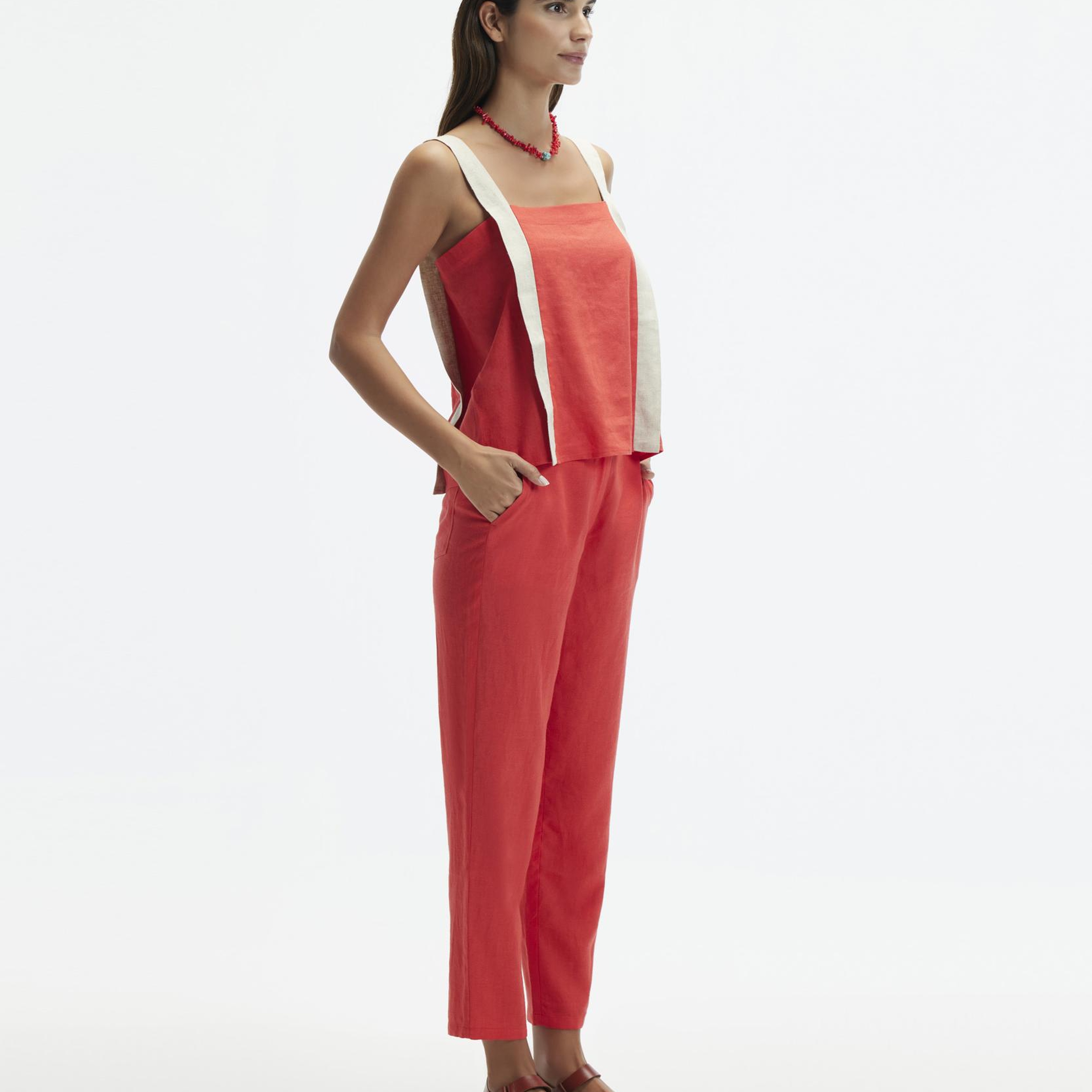 YARGICI Havuç Kesim Düğmeli Pantolon