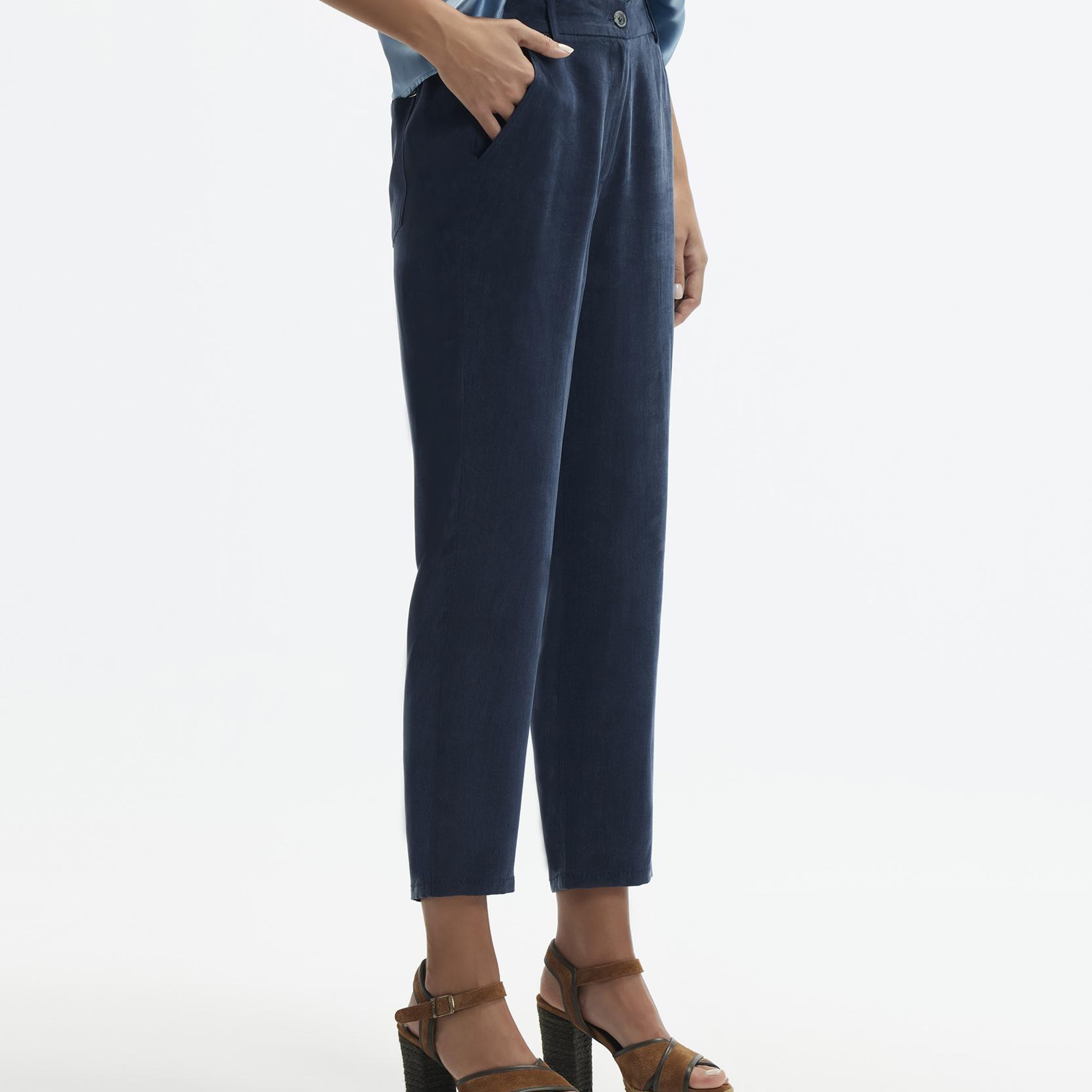 YARGICI Dar Paça Cropped Pantolon