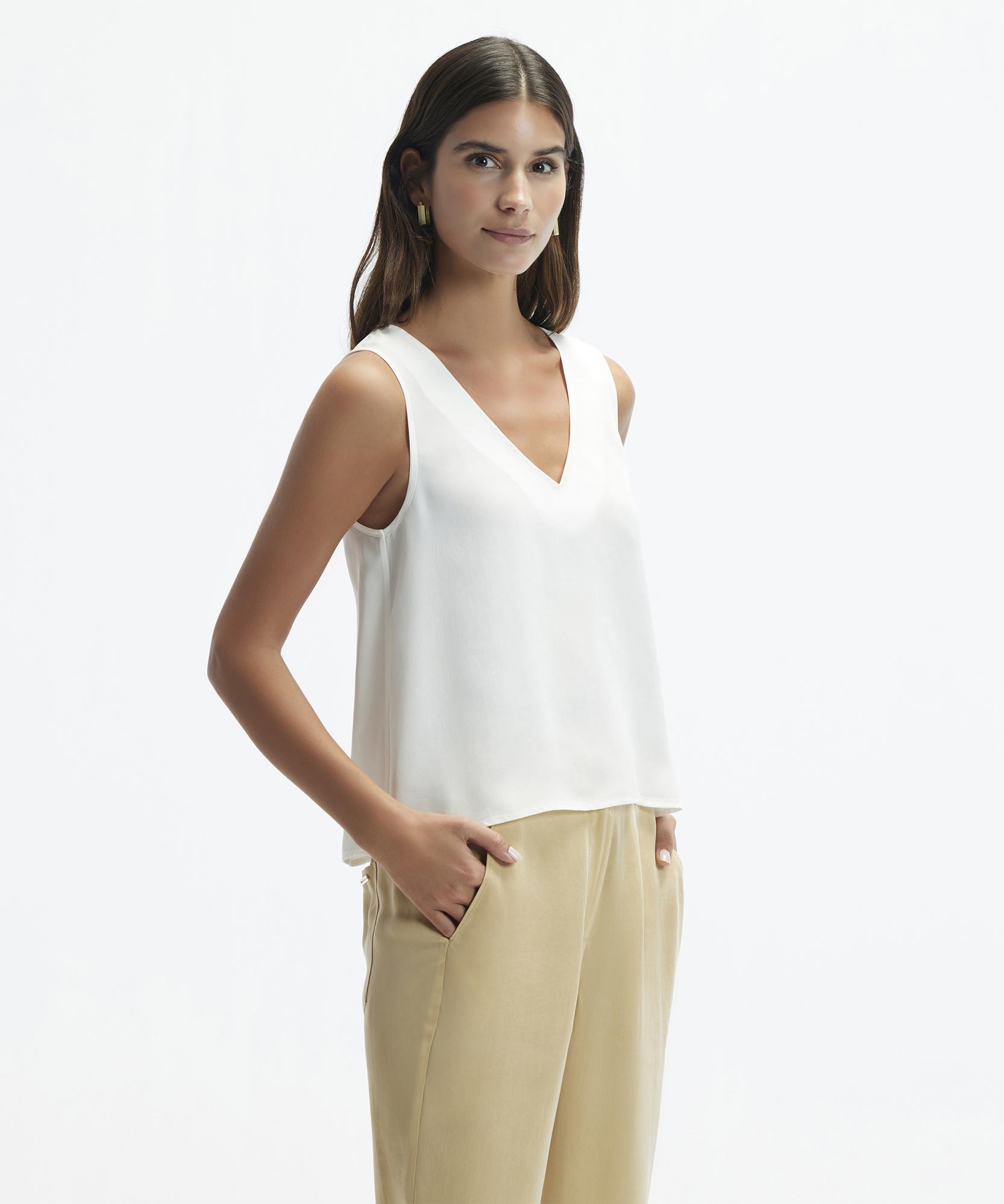 YARGICI Kolsuz V Yaka Bluz