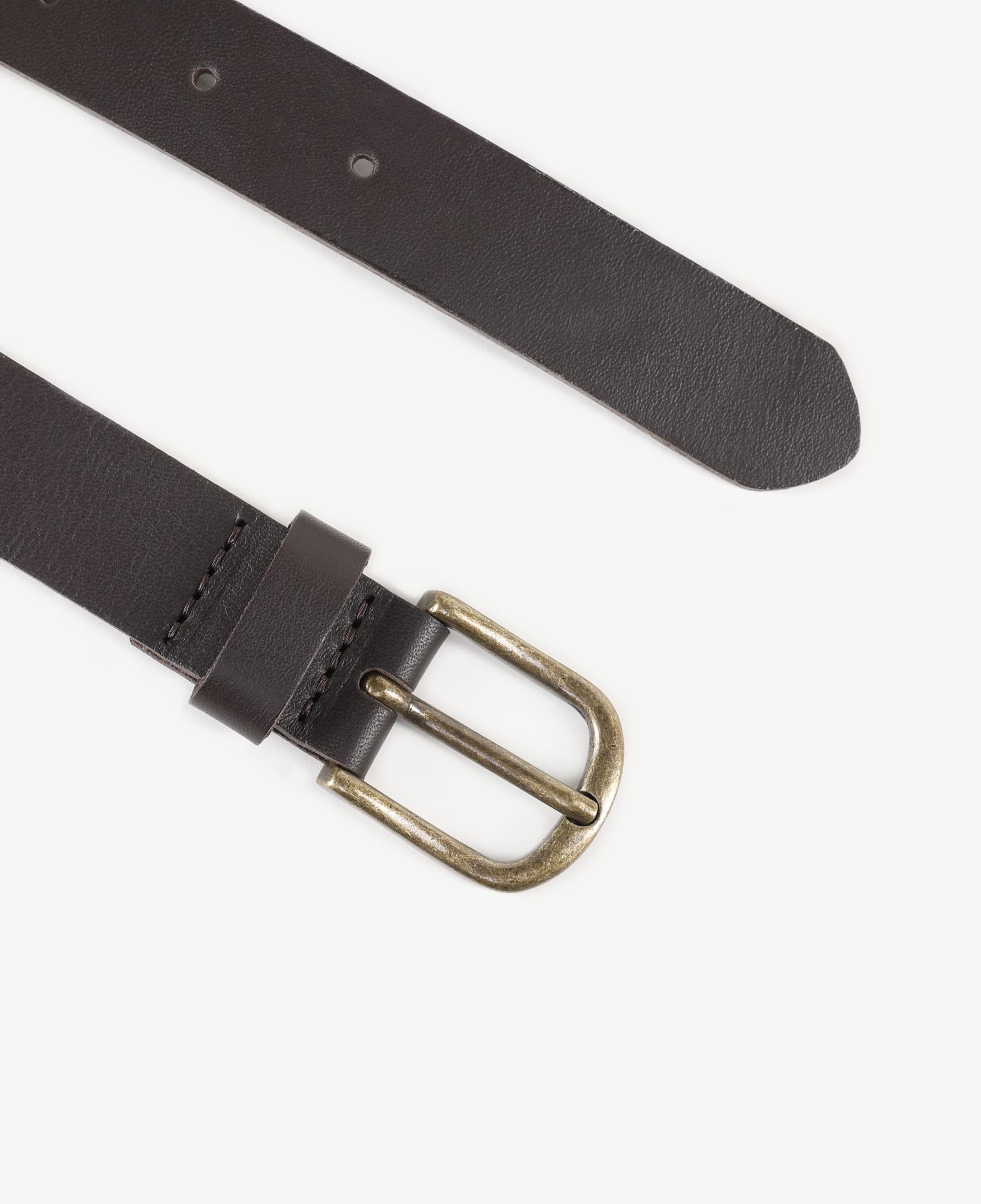 YARGICI Çift Örgülü Deri Kemer