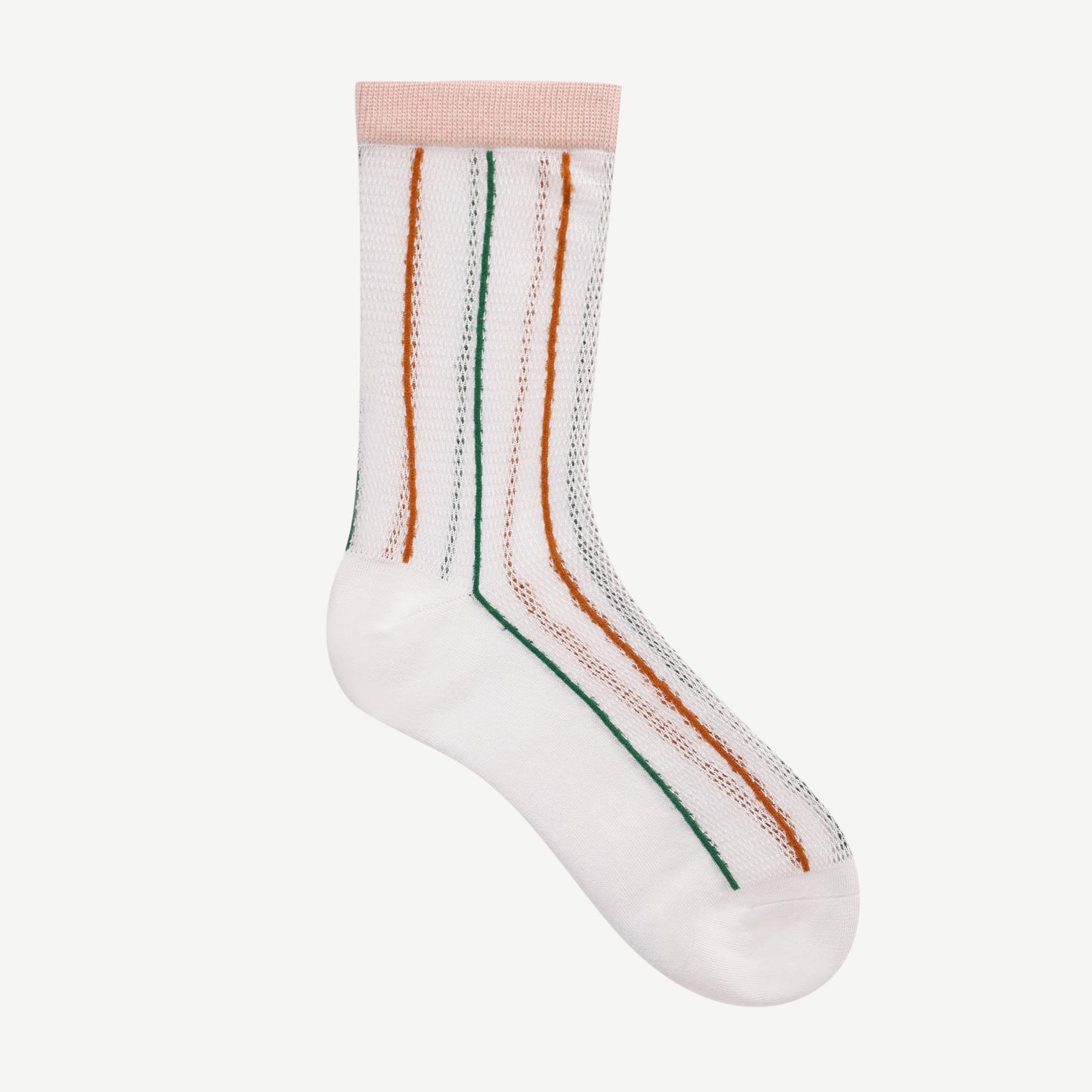 YARGICI Şerit Detaylı Çizgili Çorap