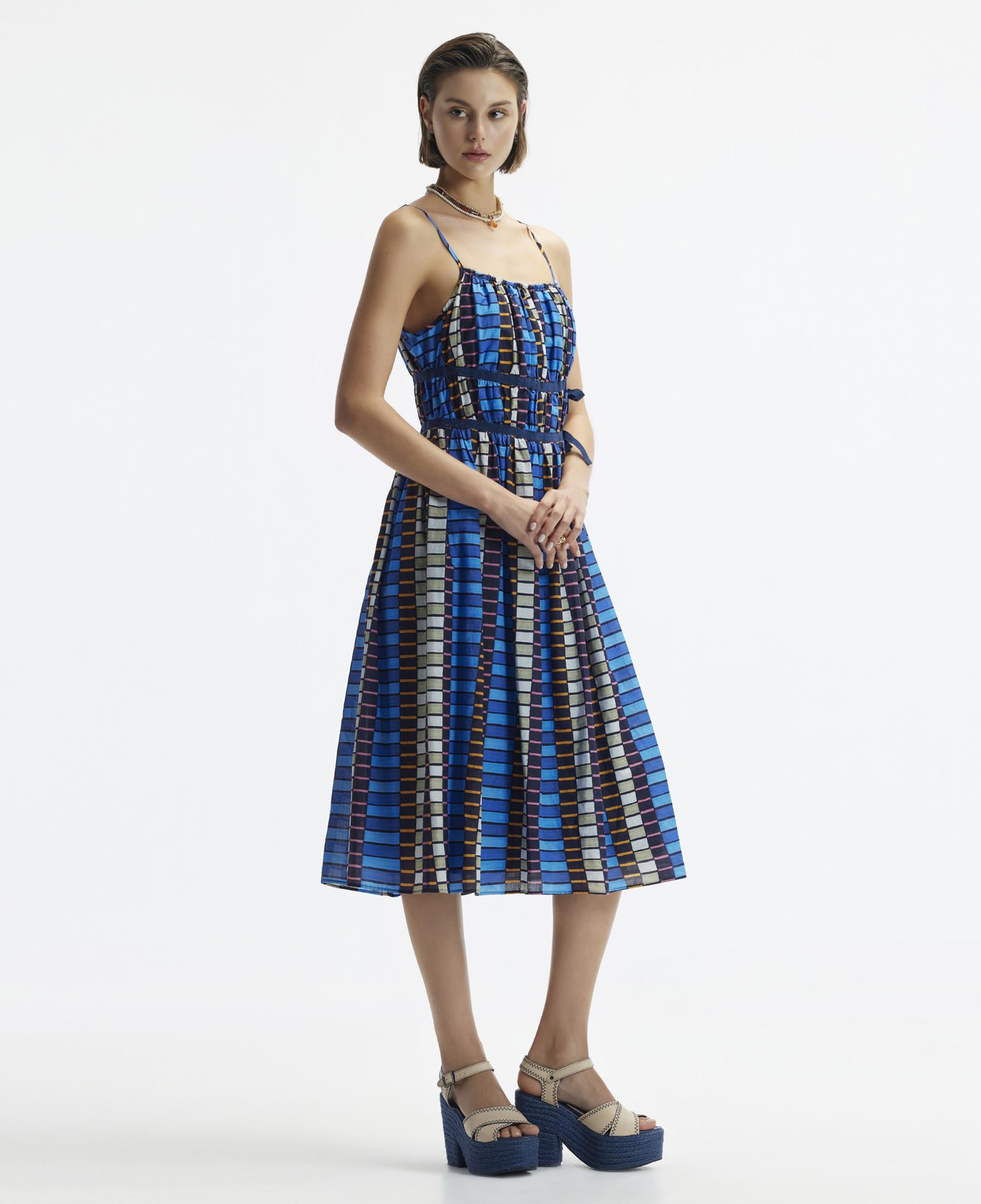 YARGICI Askılı Yanı Bağlama Detaylı Midi Boy Elbise