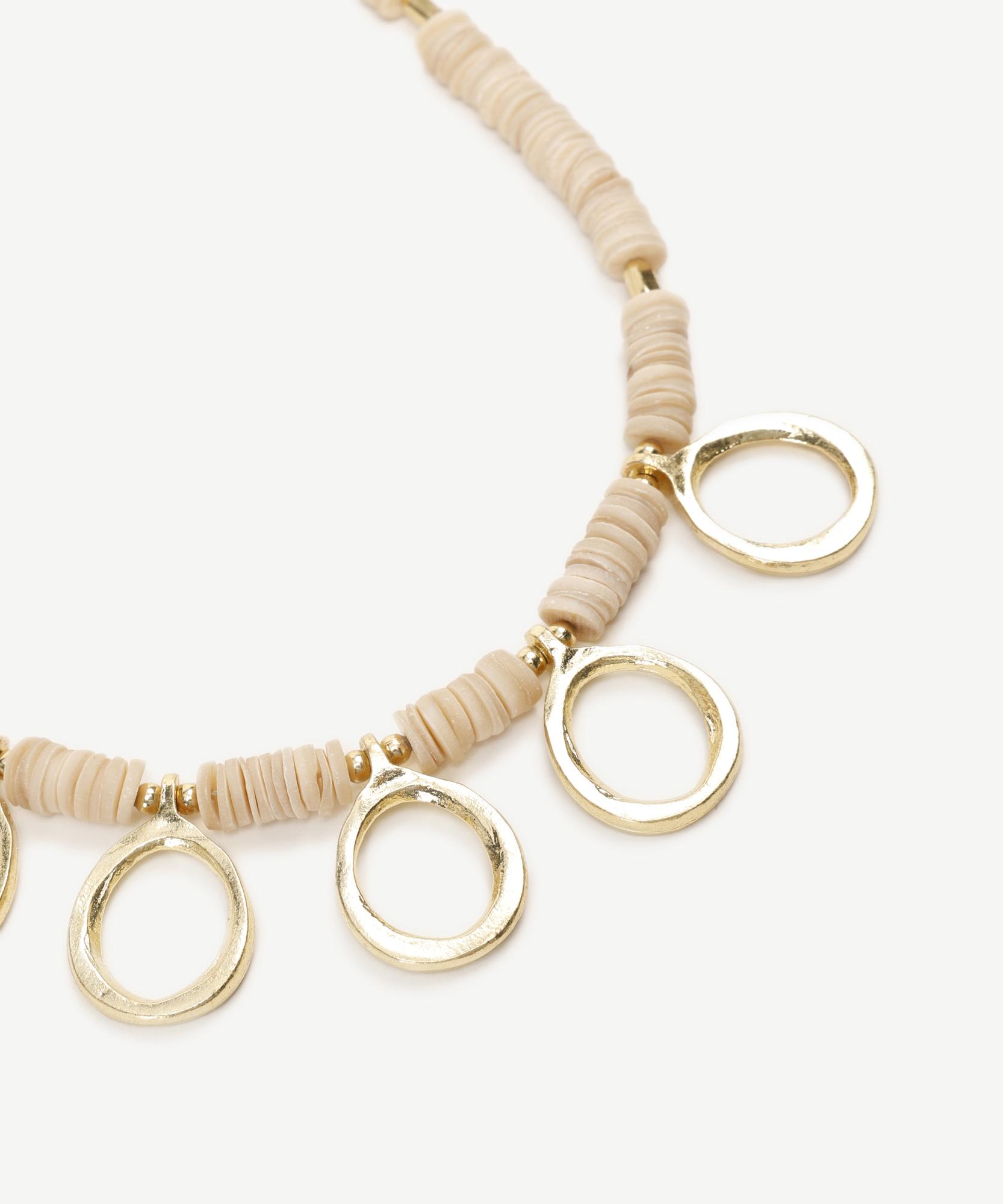 YARGICI Halka Detaylı Kabuk Kolye