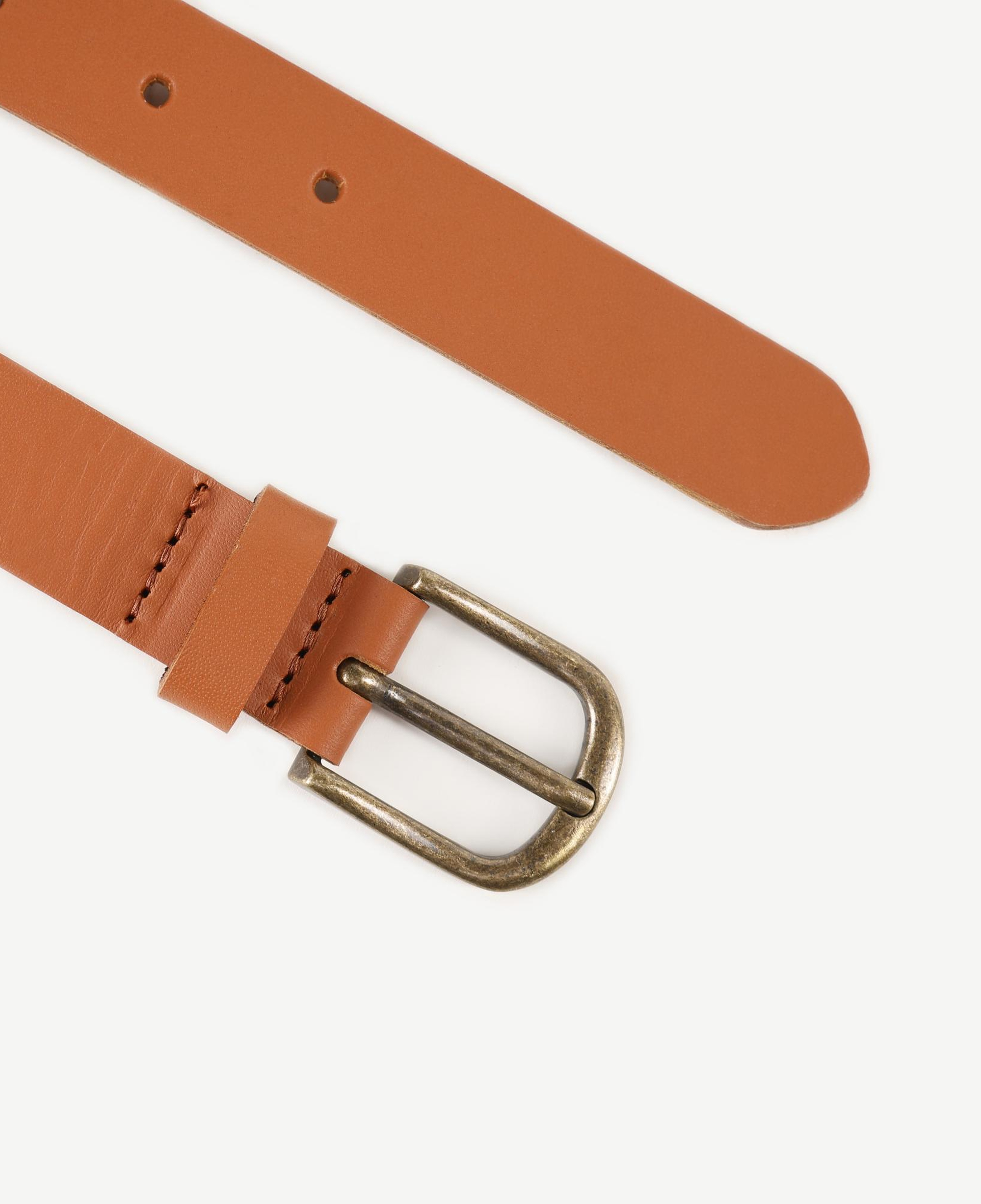 YARGICI Çift Örgülü Deri Kemer