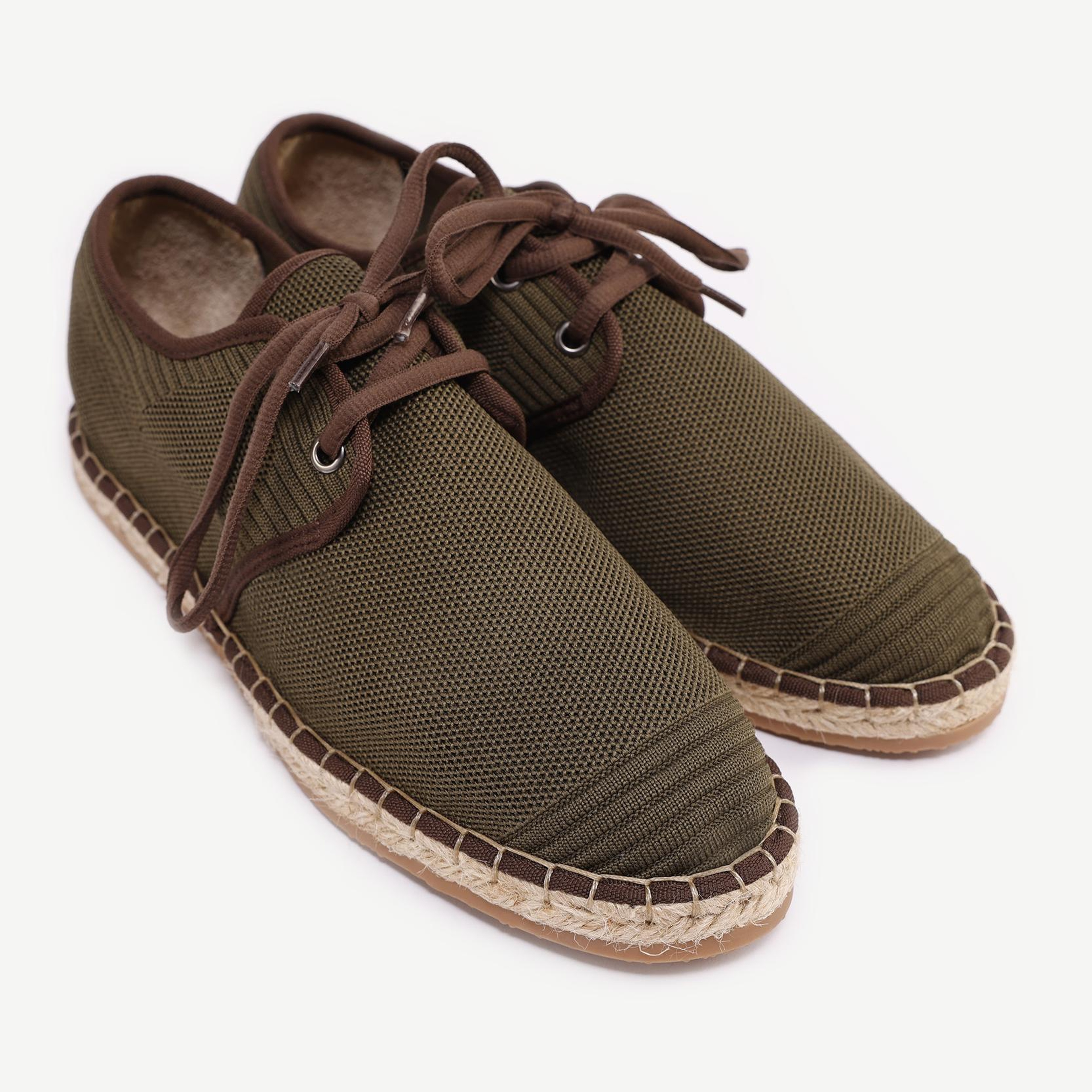 YARGICI Triko Örme Bağlı Espadril