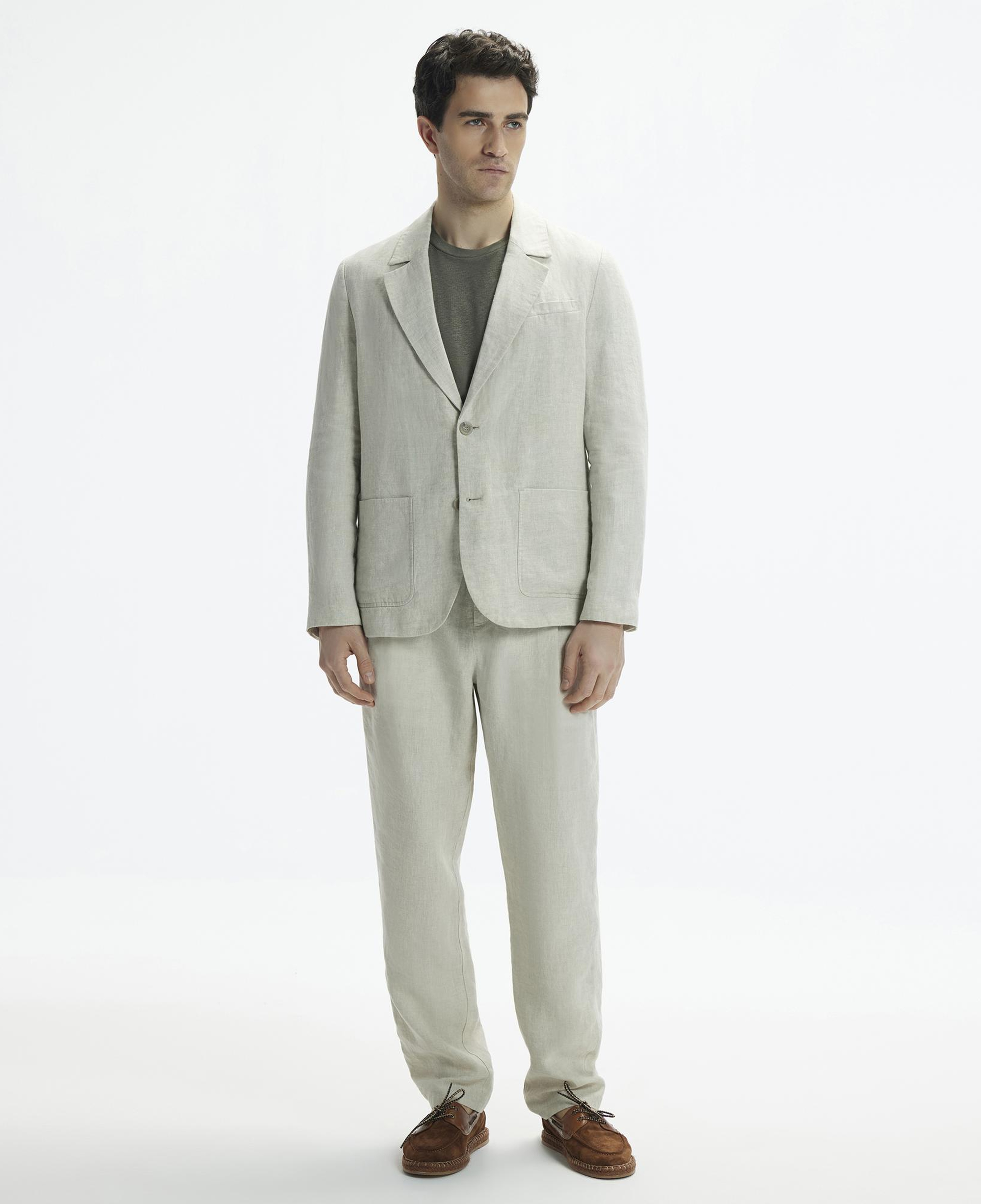 YARGICI Regular Kalıp Kırlangıç Yaka Önü Cepli İki Düğmeli Erkek Ceket