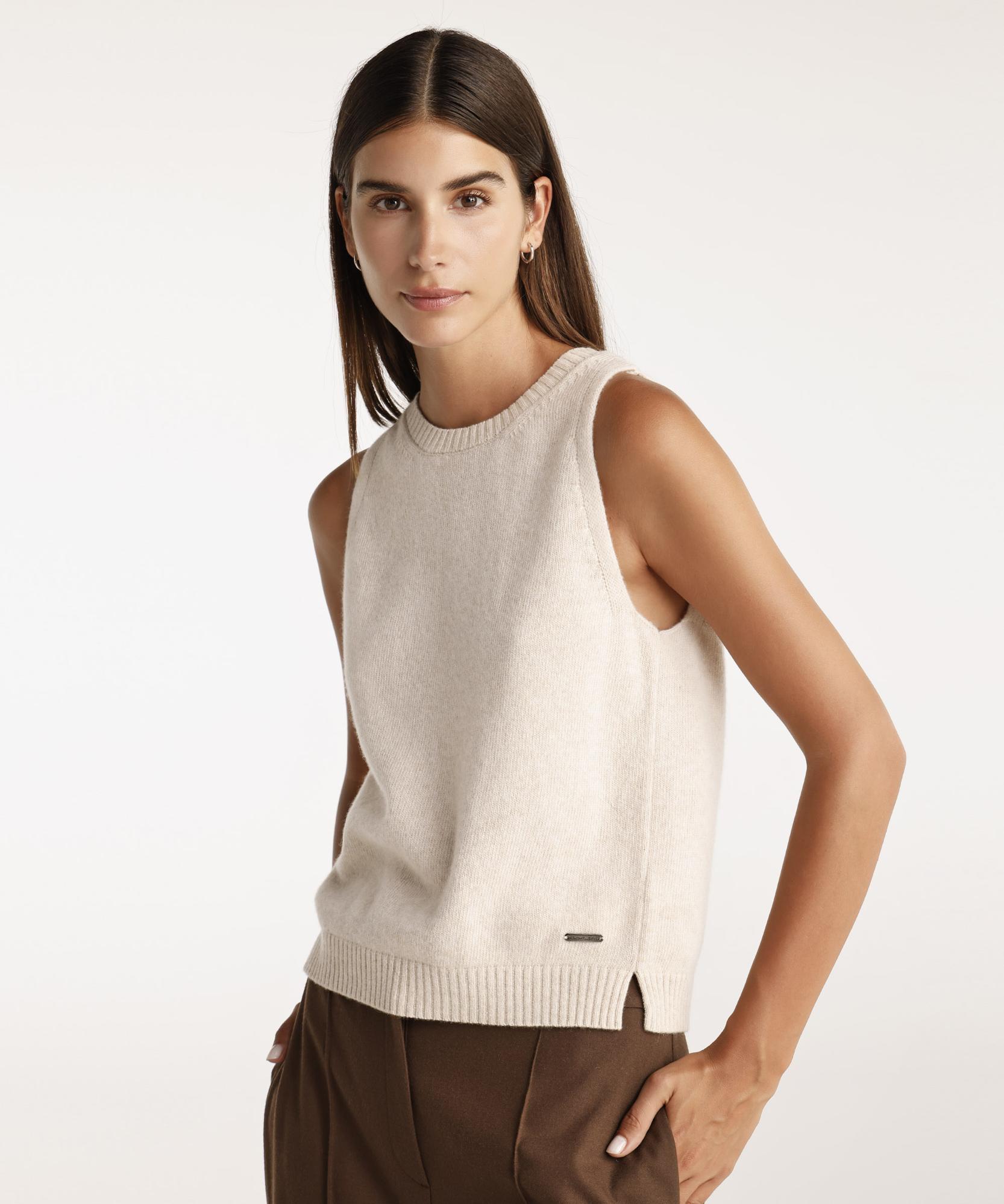 YARGICI Halter Yakalı Triko Üst