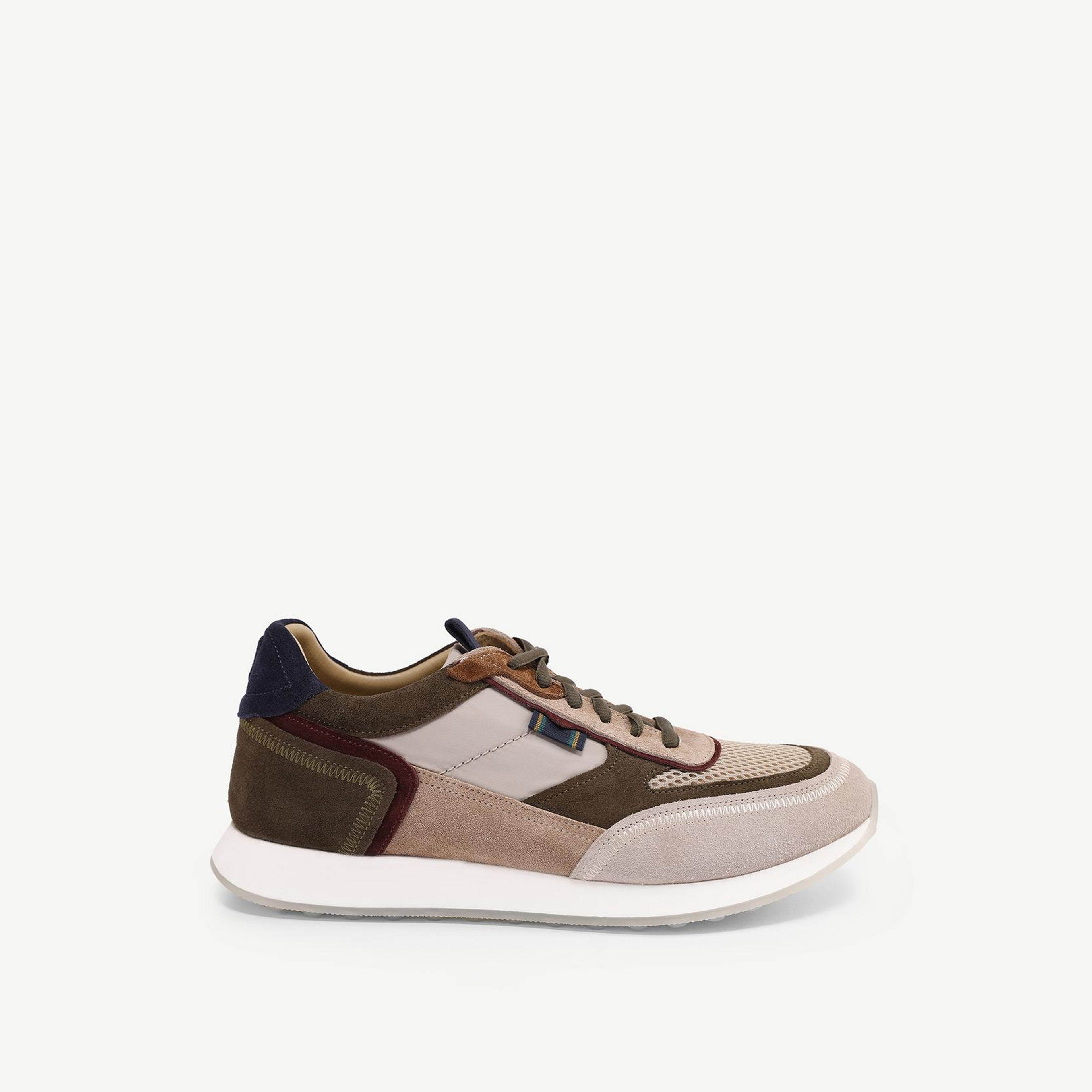 YARGICI File Detaylı Deri Sneaker