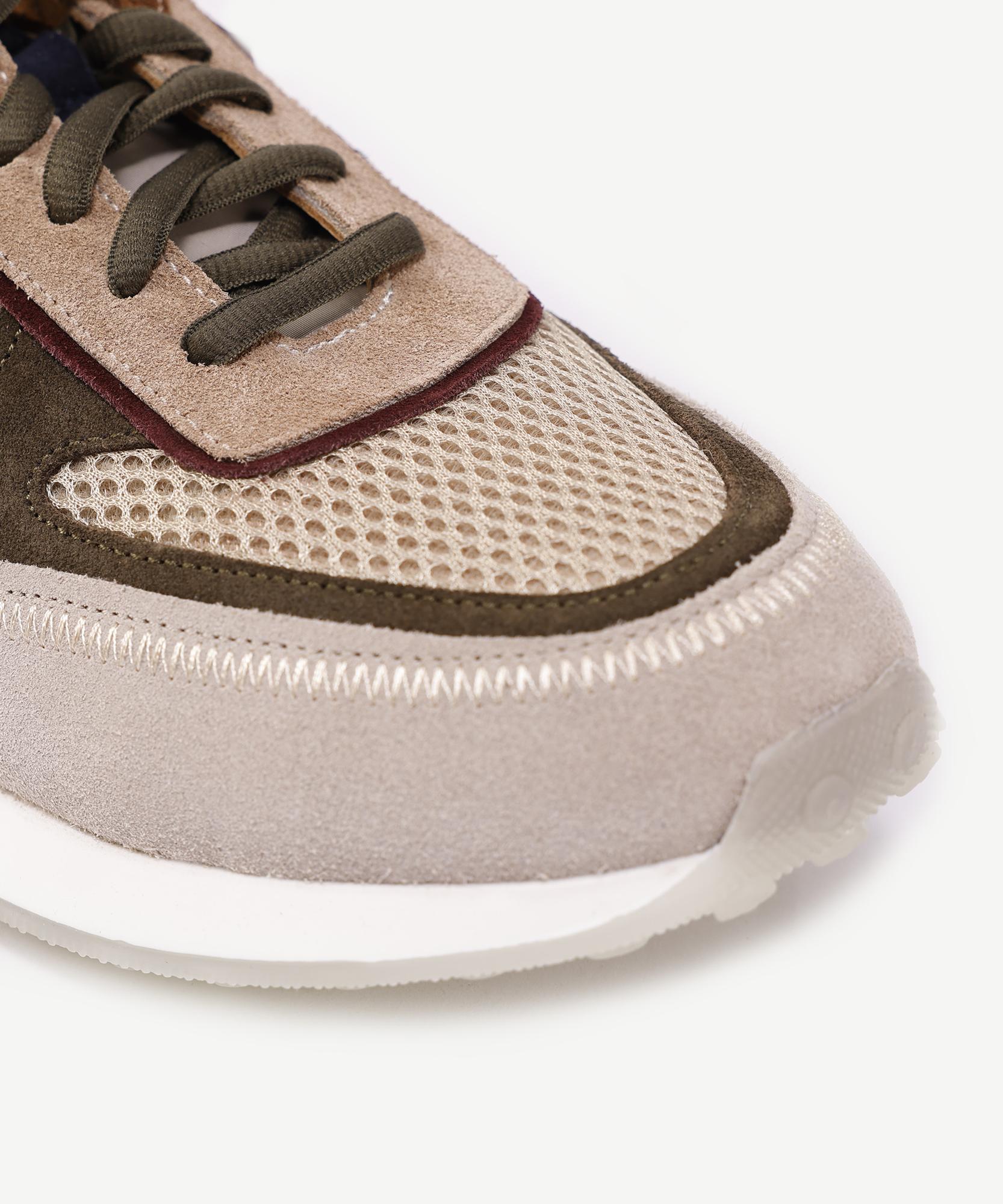 YARGICI File Detaylı Deri Sneaker