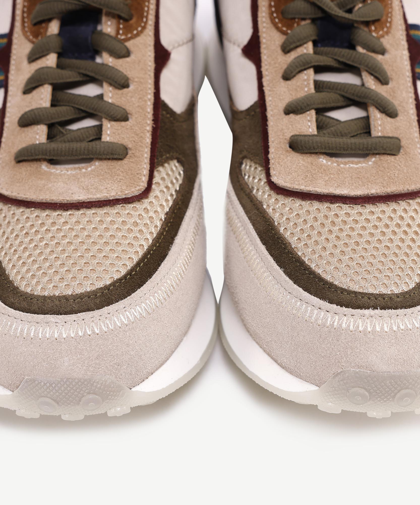 YARGICI File Detaylı Deri Sneaker