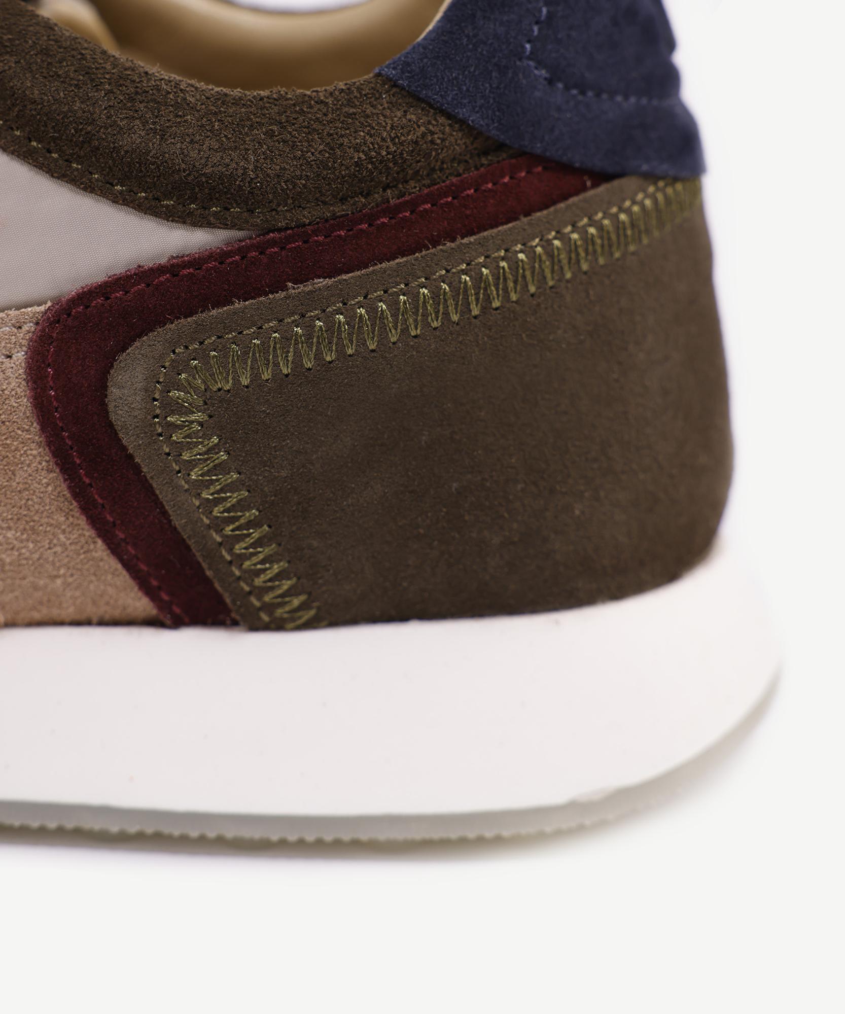 YARGICI File Detaylı Deri Sneaker