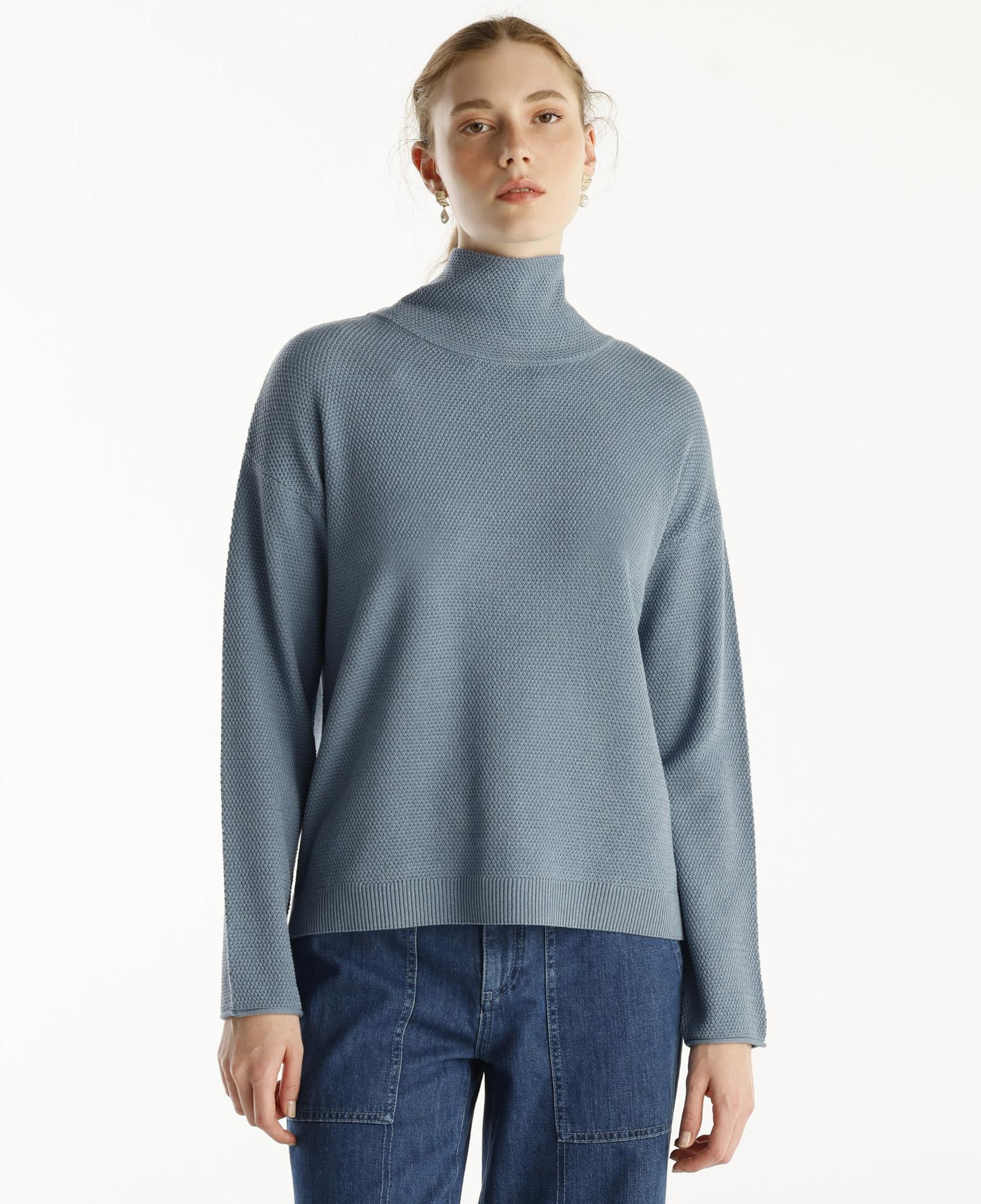 YARGICI Geniş Dik Yakalı Kazak