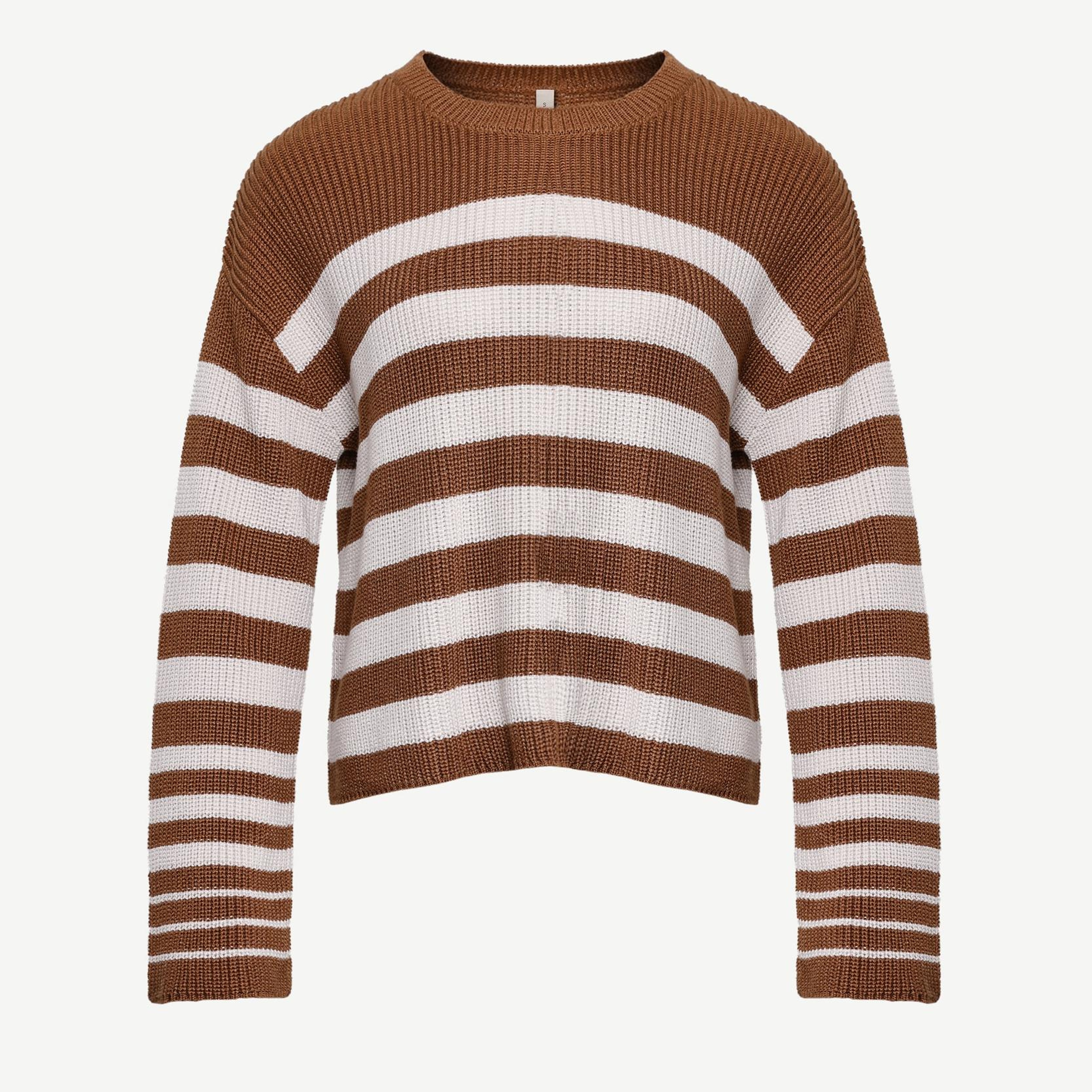 YARGICI Bisiklet Yakalı Geniş Kolu Kazak