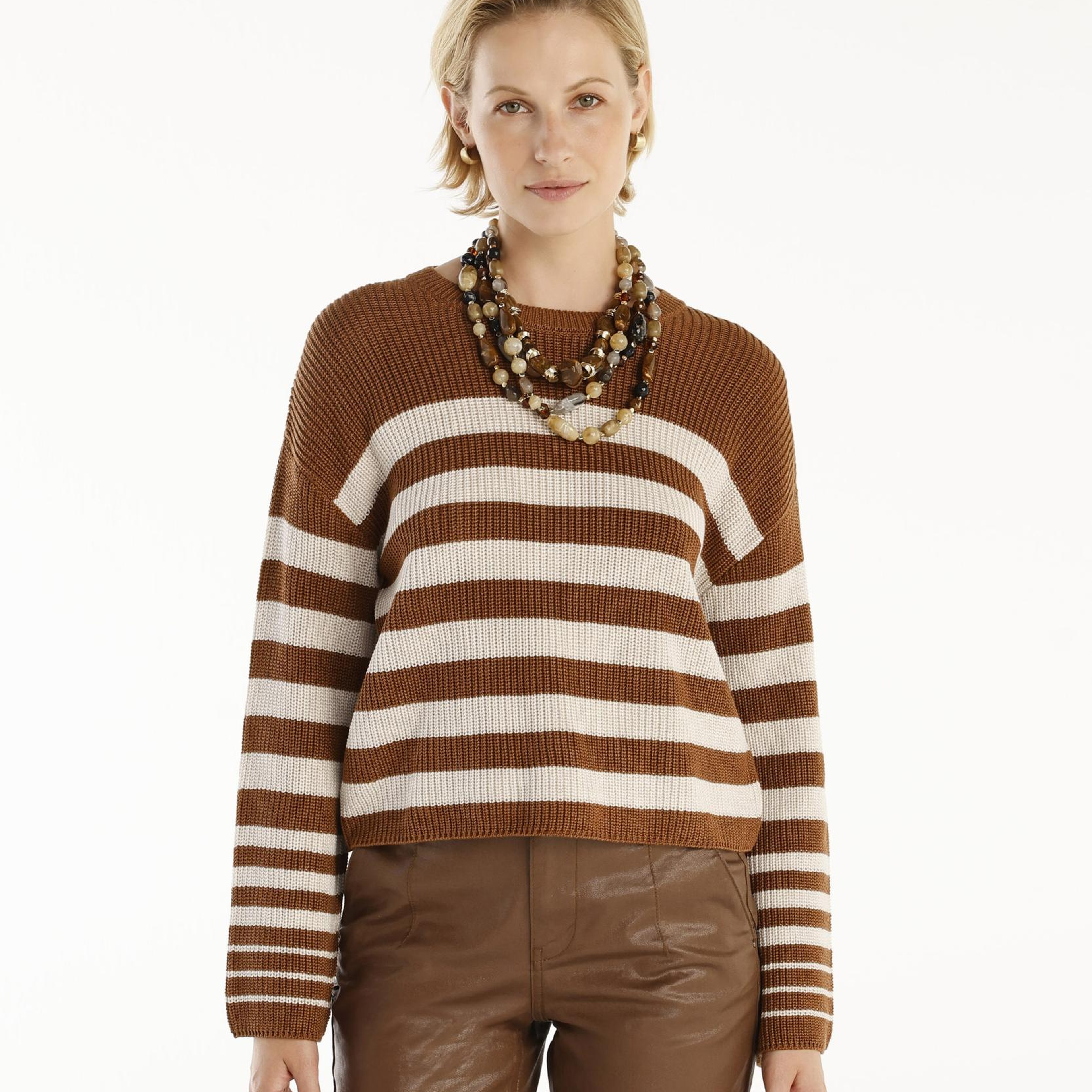 YARGICI Bisiklet Yakalı Geniş Kolu Kazak