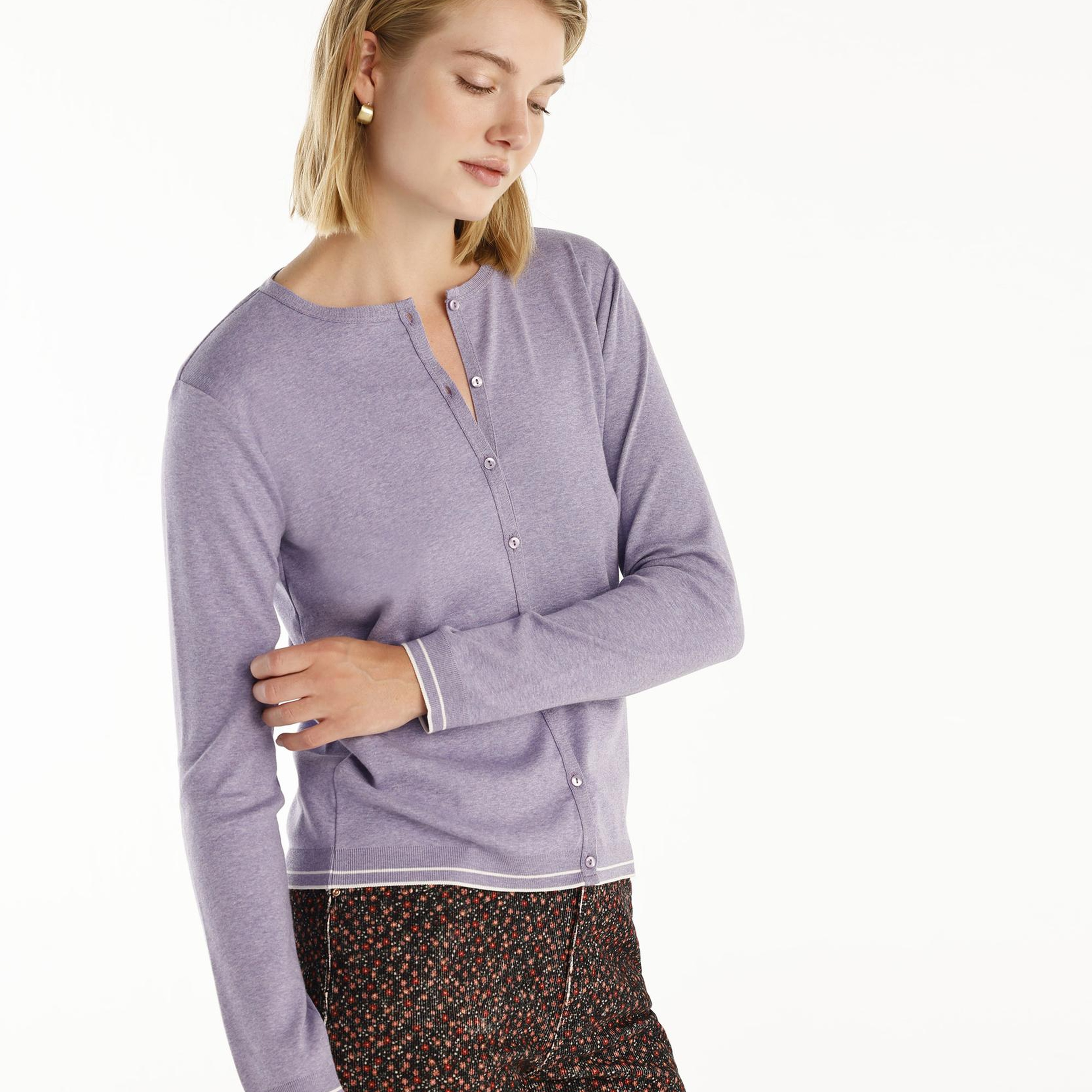 YARGICI Bisiklet Yakalı Hırka Triko