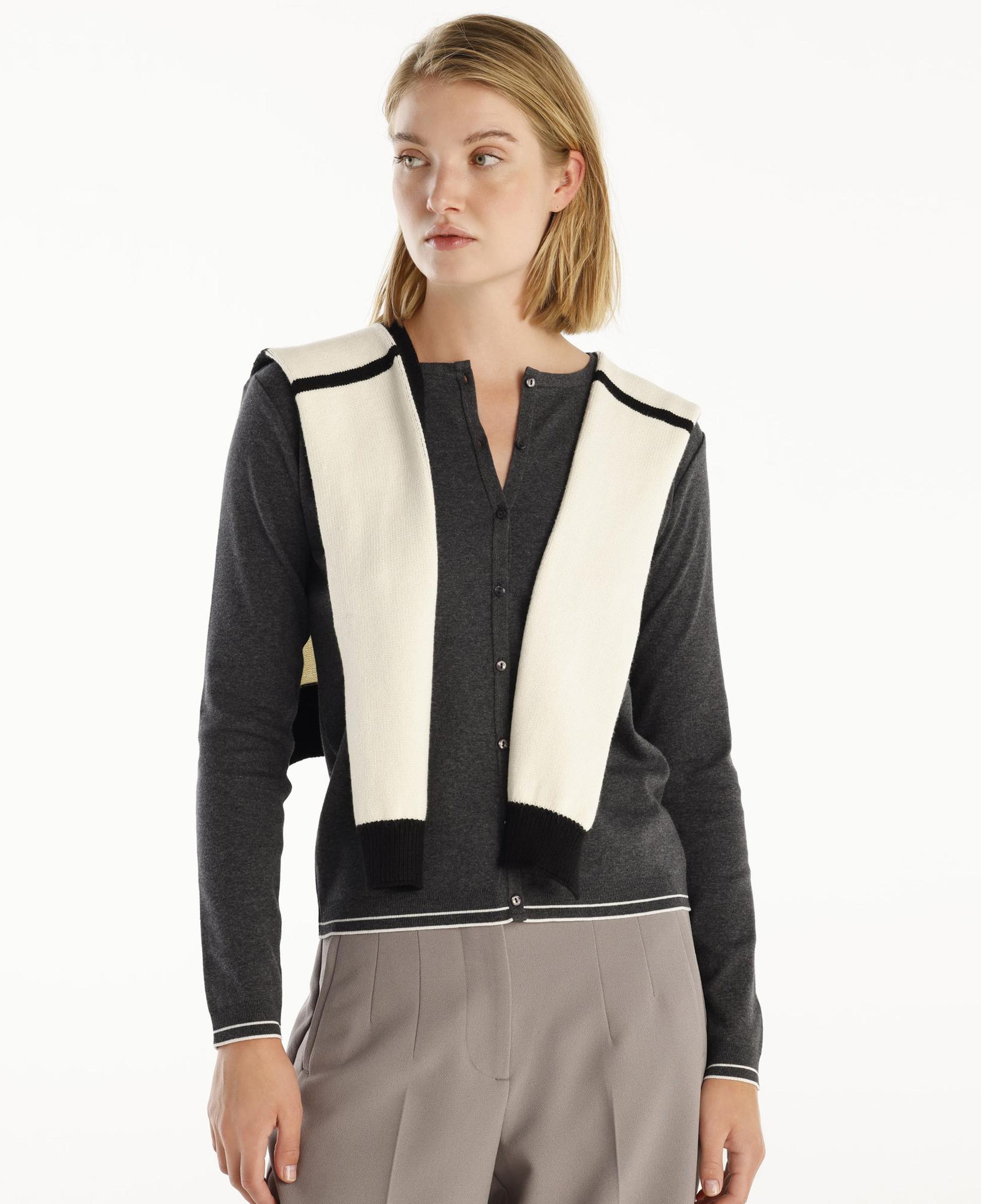 YARGICI Bisiklet Yakalı Hırka Triko