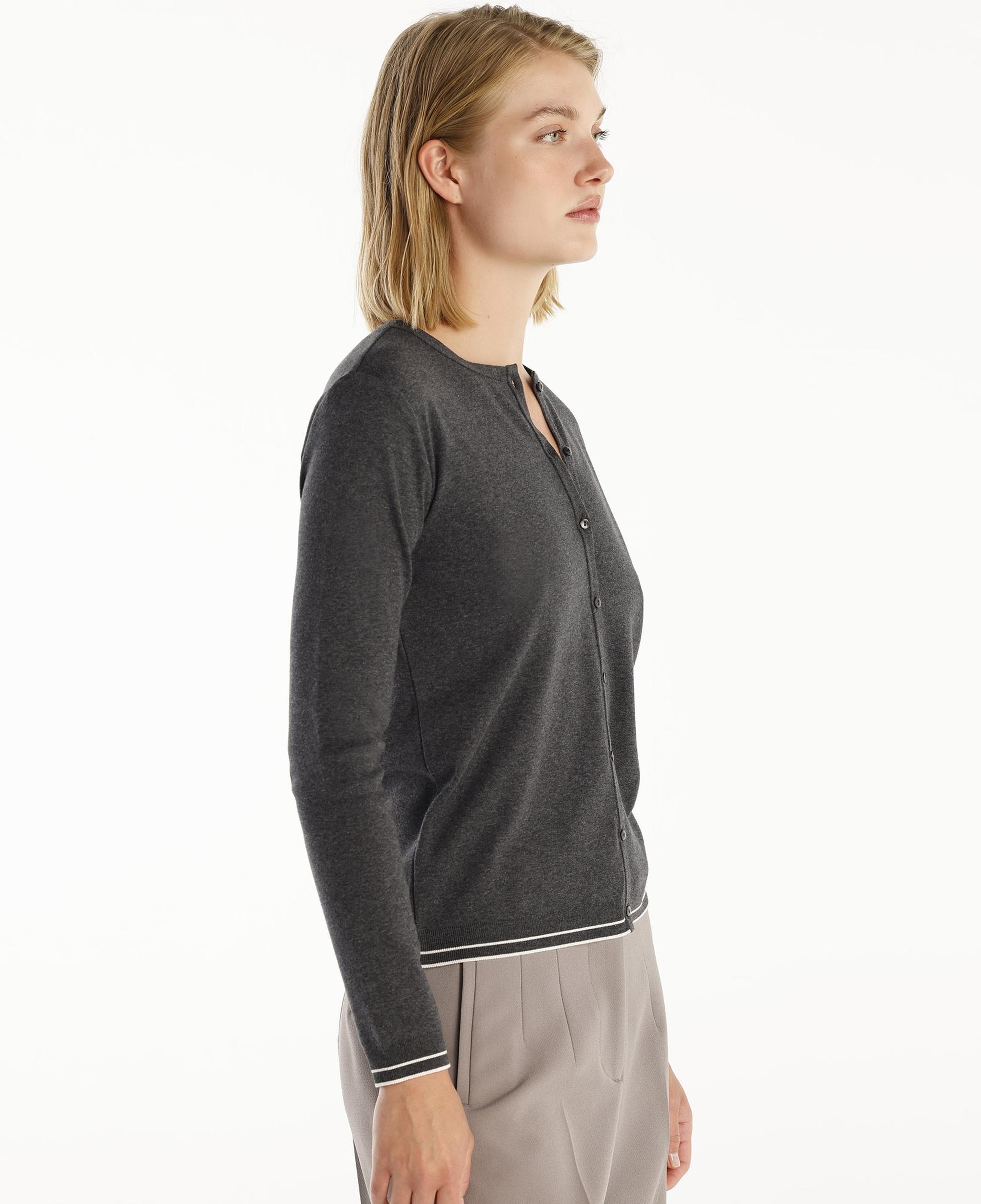 YARGICI Bisiklet Yakalı Hırka Triko