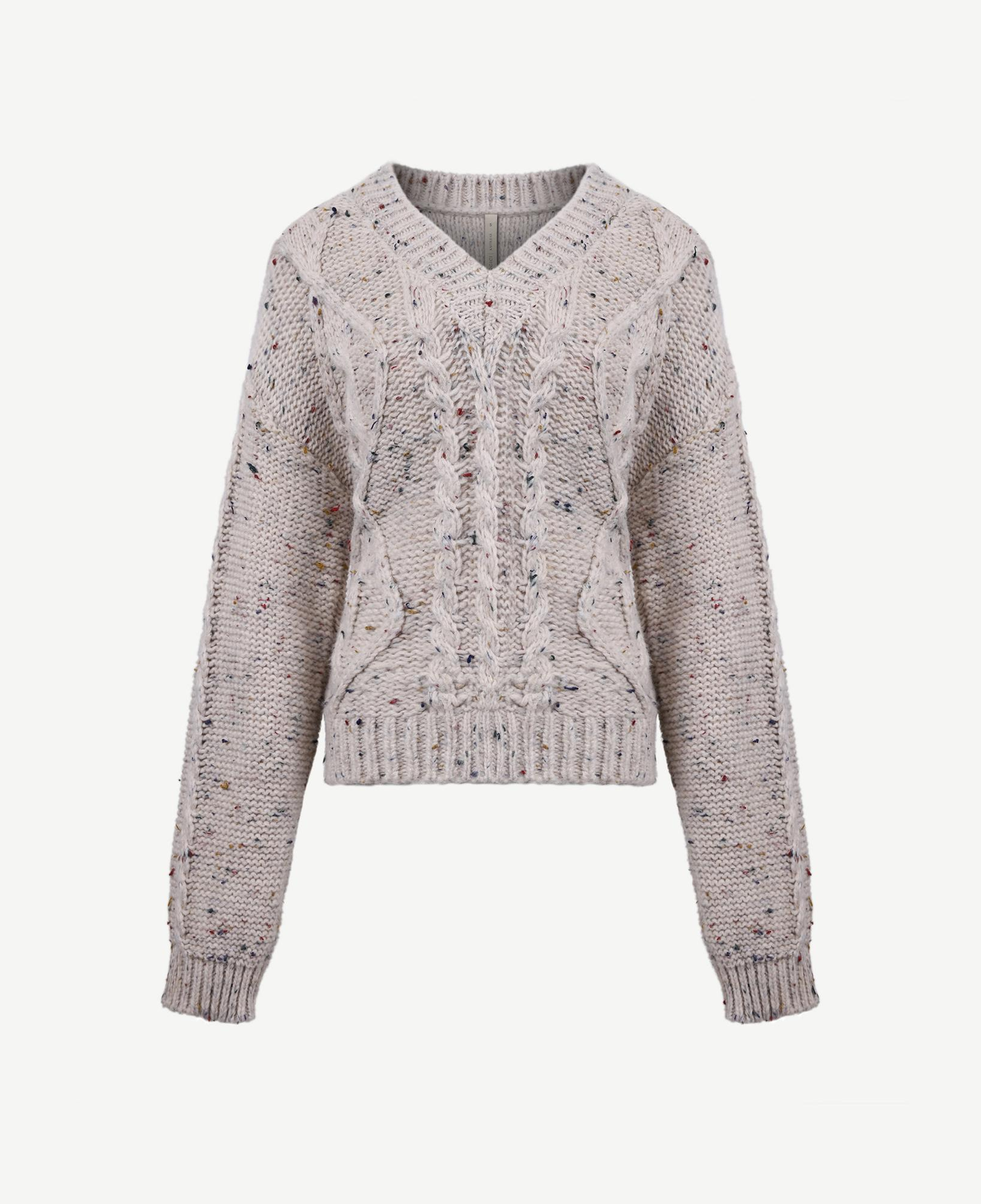 YARGICI V Yaka Oversıze Kazak