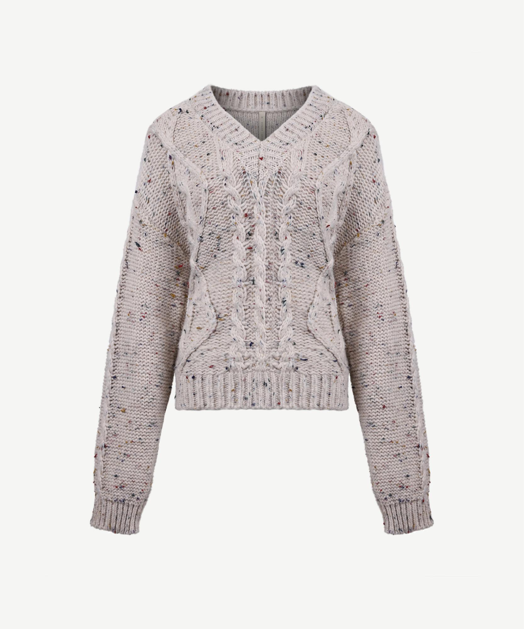 YARGICI V Yaka Oversıze Kazak