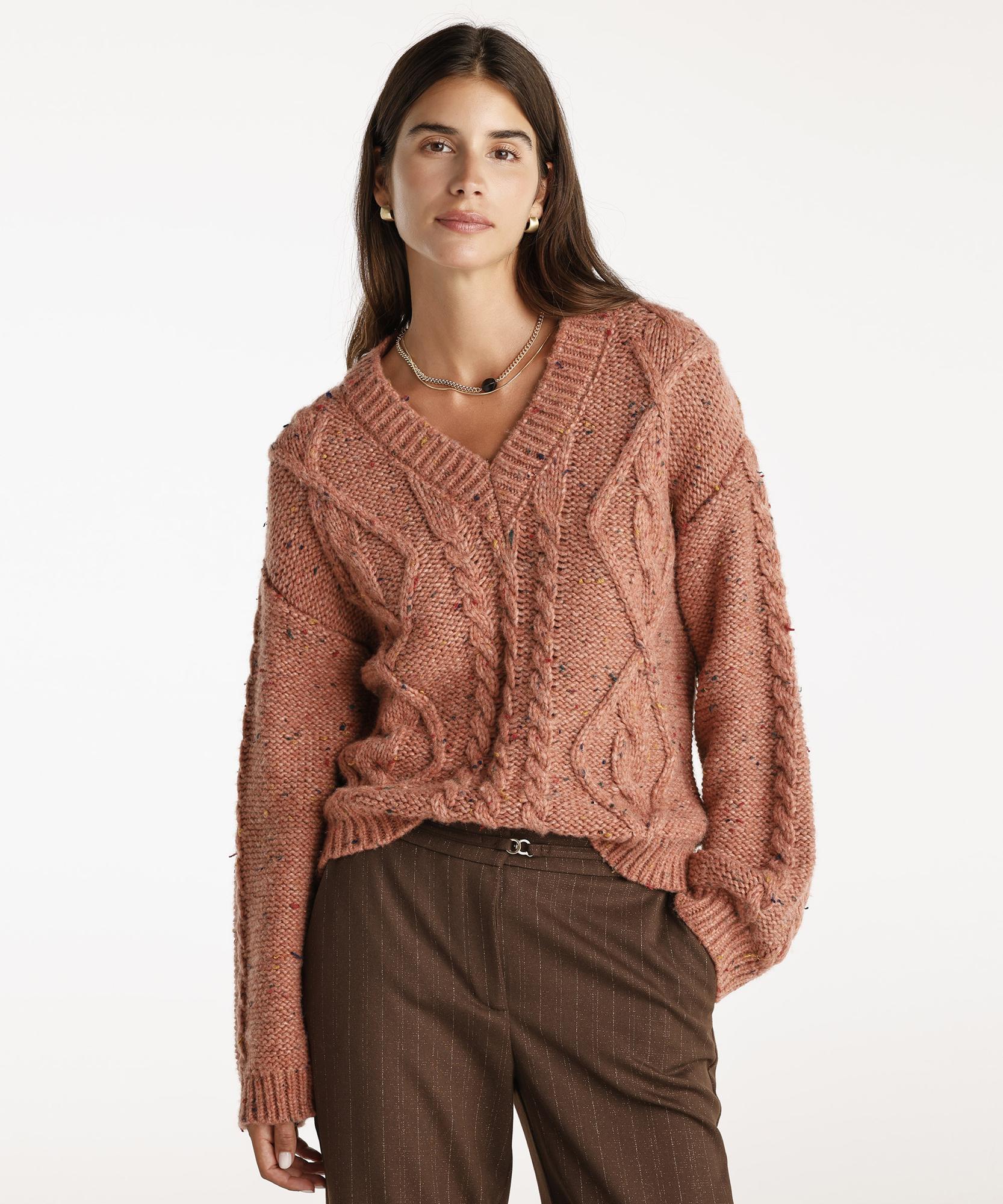 YARGICI V Yaka Oversıze Kazak