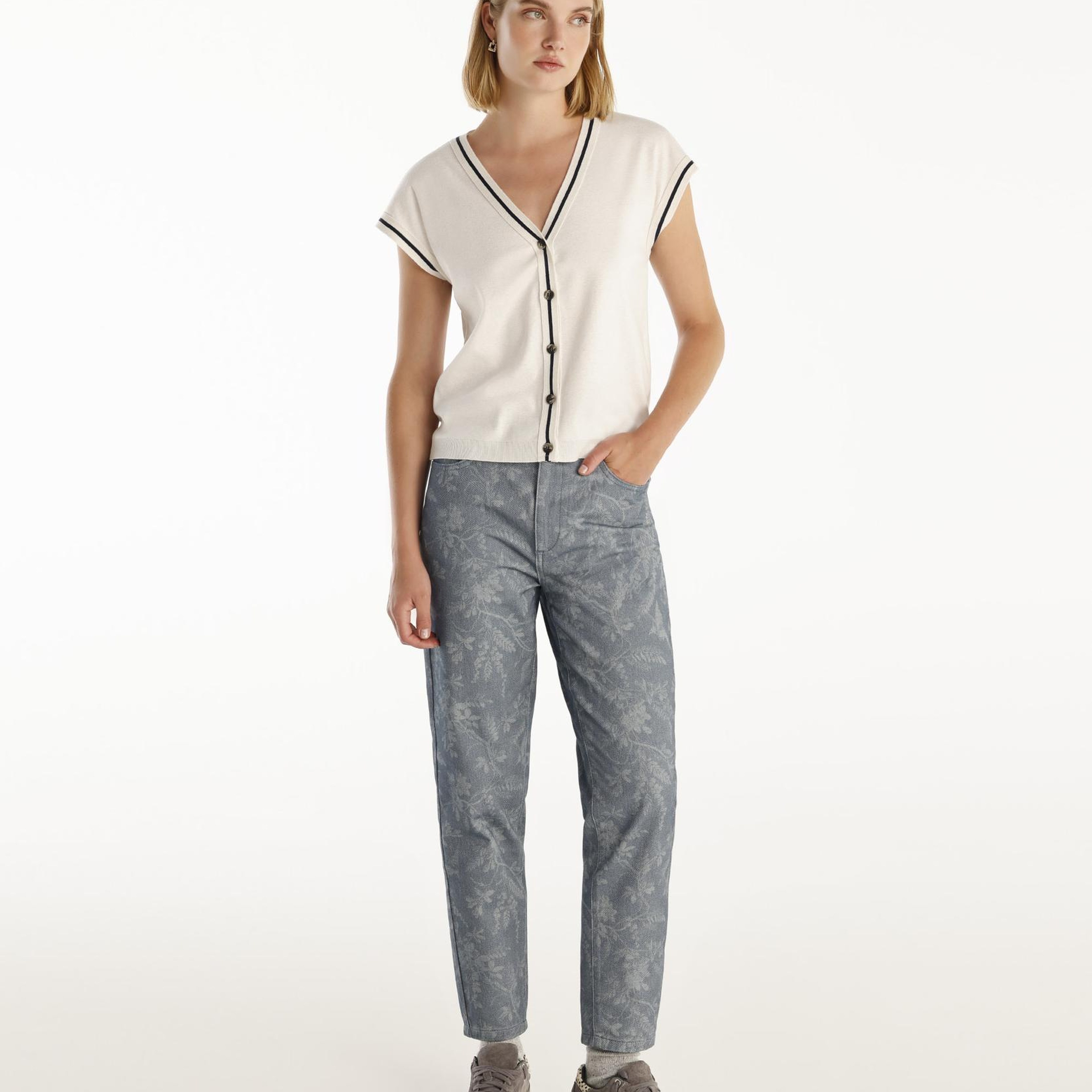 YARGICI Normal Bel Düz Kalıp Denim Pantolon